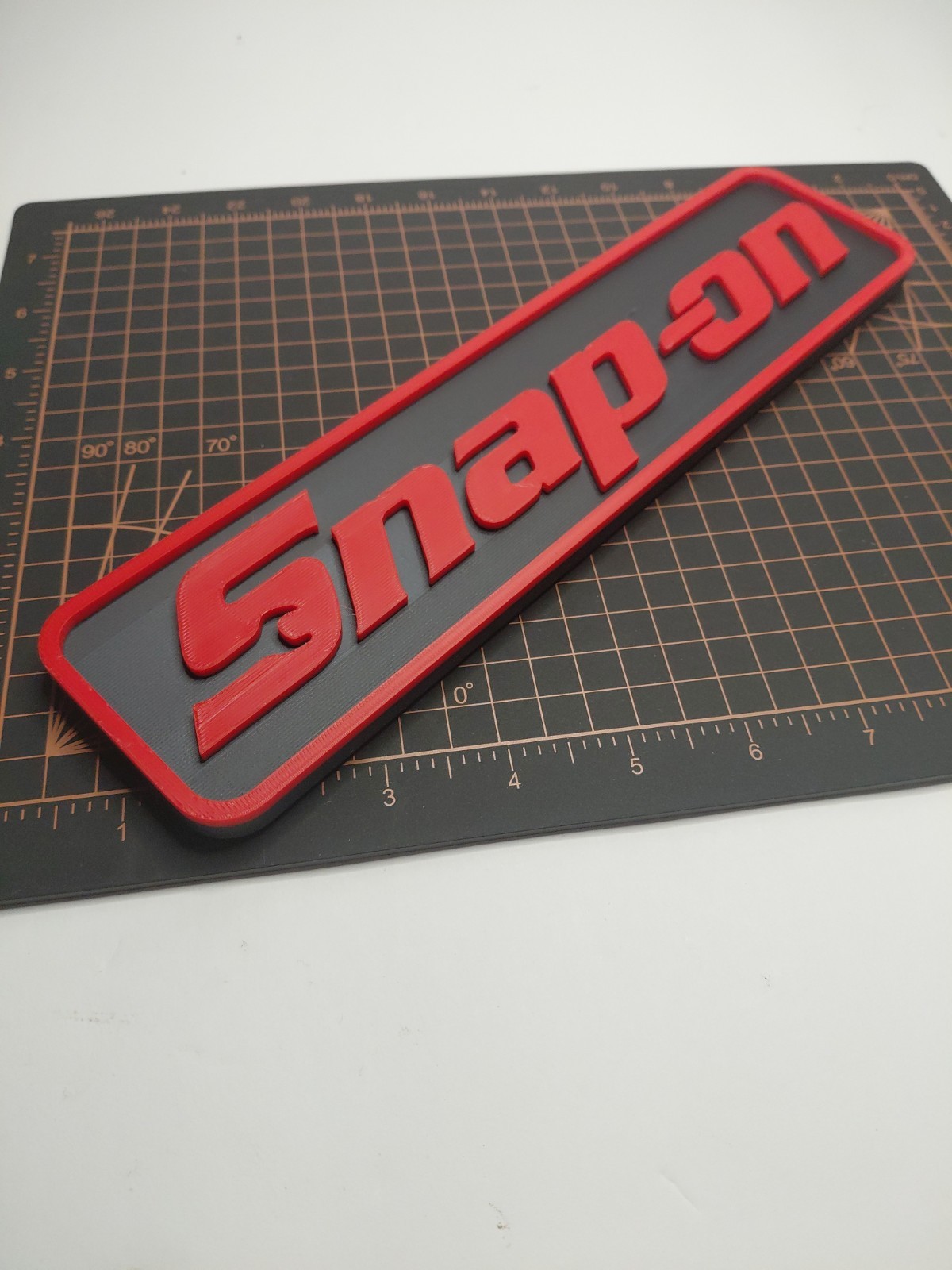 3D Printed Snap-On Tools Wall Art Sign Logo Display Tool Box MAGNET 3×10