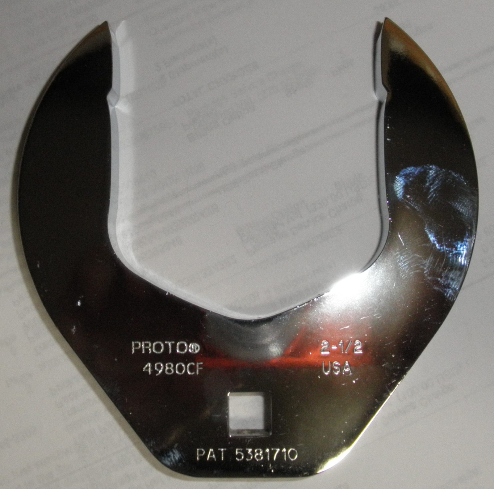 5/8″ Open End Crowfoot Wrench Heavy Chrome Proto J4920CF 3/8″ Drive FC20