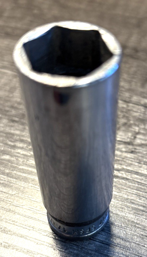 Snap-On #SFSM17 17mm Deep 6 Point Socket 3/8″ Drive USA