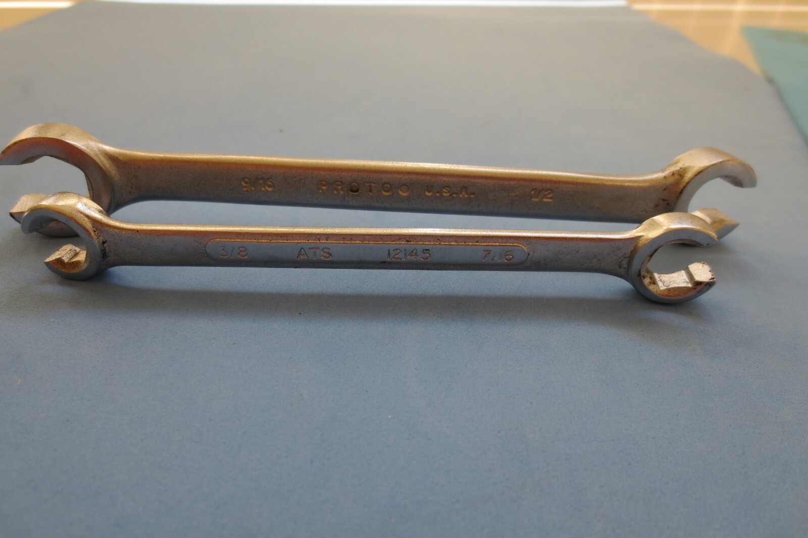 MIX USA- Canada (2 Pc Set) 6 Point, Flare Nut Line Wrench ♦ Nice Tools ♦