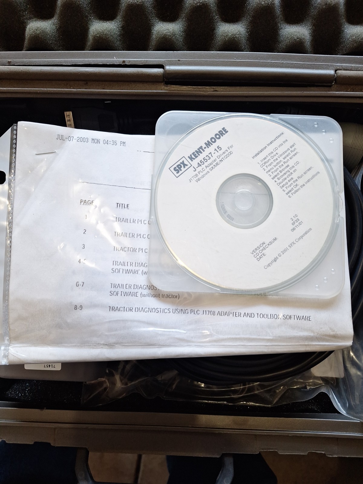 SPX Kent-Moore J-45537-MRR-A Kit, ABS PLC/J1708 Translator