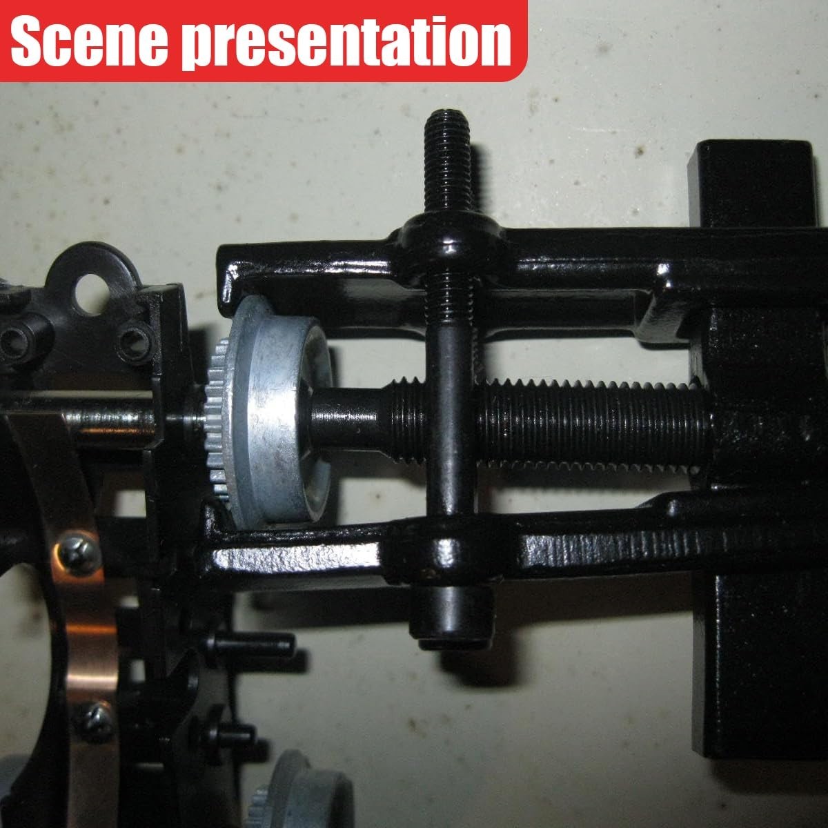 Adjustable 2» Two Jaw Gear Puller Tool – Carbon Steel Bearing Remover for Auto