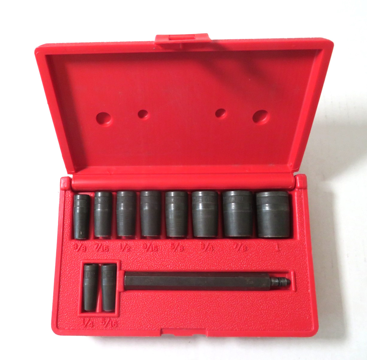 Blue-Point by Snap-On PGH8A 11-Piece Gasket Punch Set SAE Red Molded Case – USA