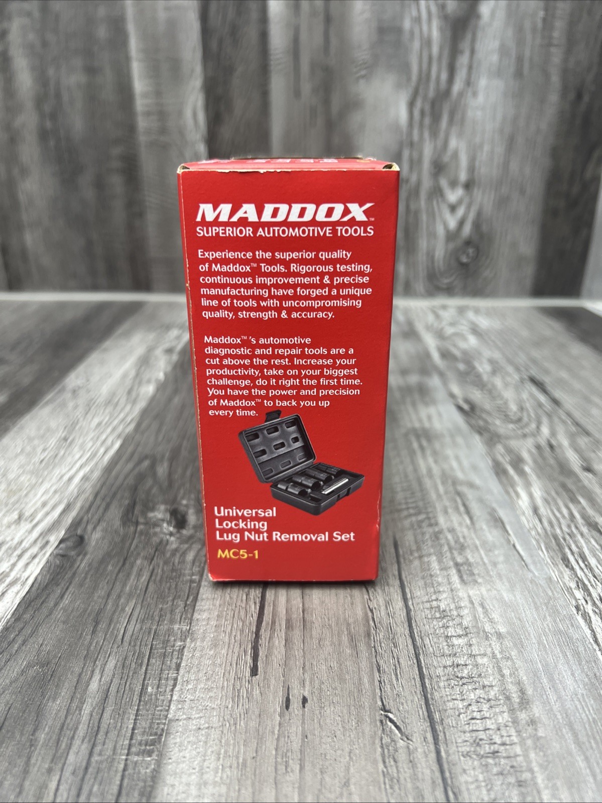 Maddox Universal Locking Lug Nut Removal Set: 17mm, 19mm, 21mm & 22mm #58535