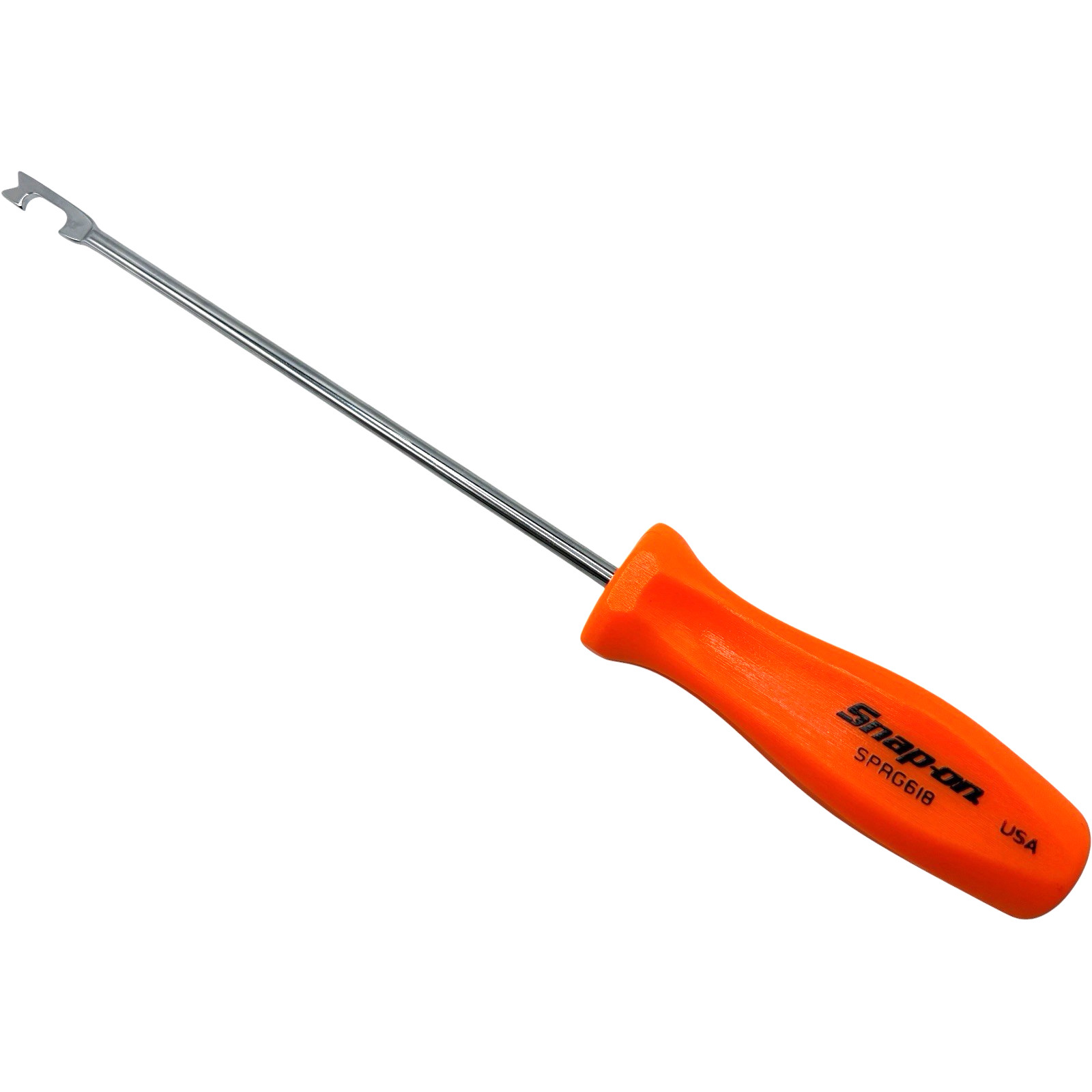 Snap On Tools Push Pull Spring Tool Groove Orange SPRG618O 6 Inch Shaft