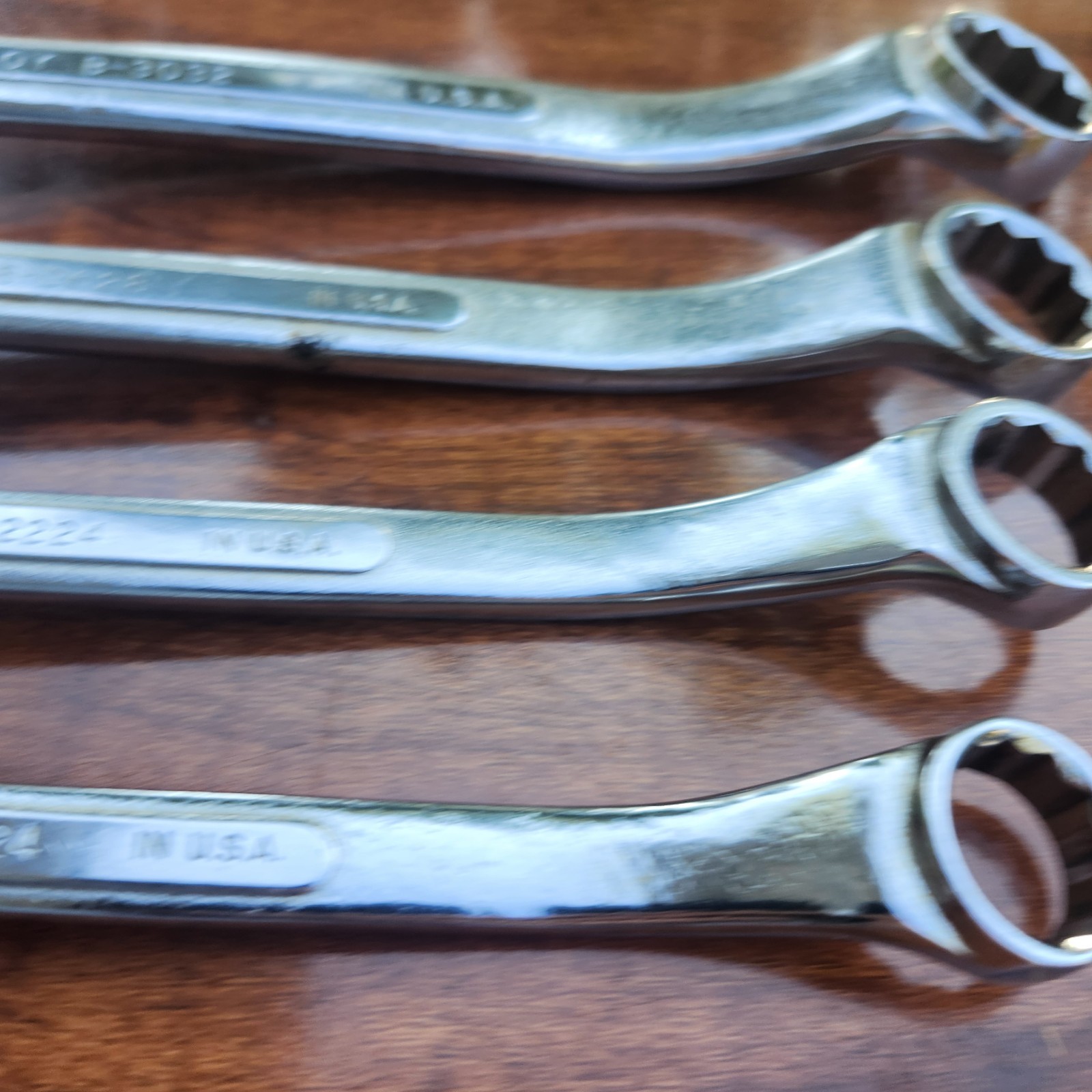 SK Tools 5/8” to 1″ Offset Box End Wrench 4Pc Set B2024 2224 2628 3032Forged USA