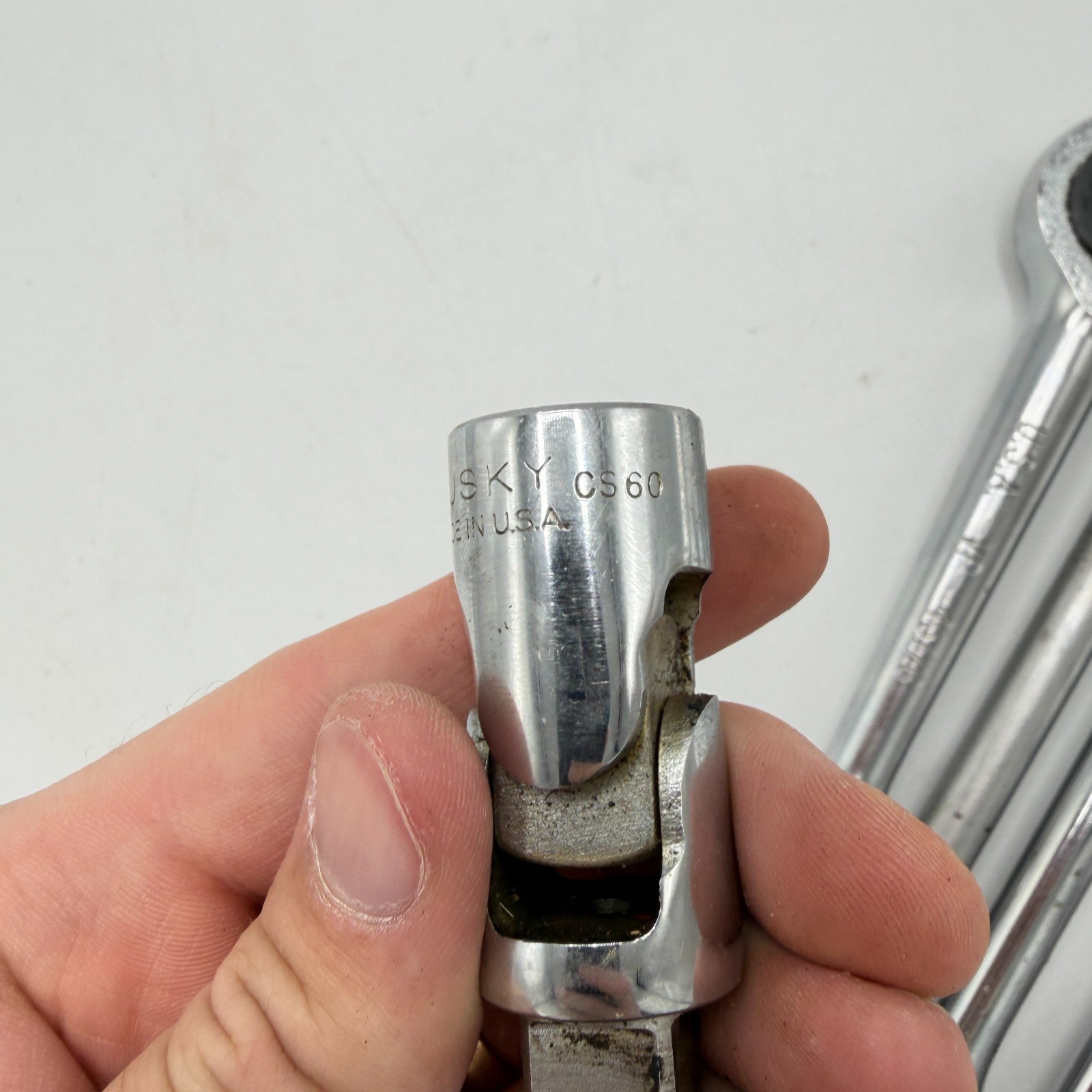 Vtg Husky Craftsman USA 1/2″ Drive Ratchet Breaker Bar Extension 12pt Socket Lot