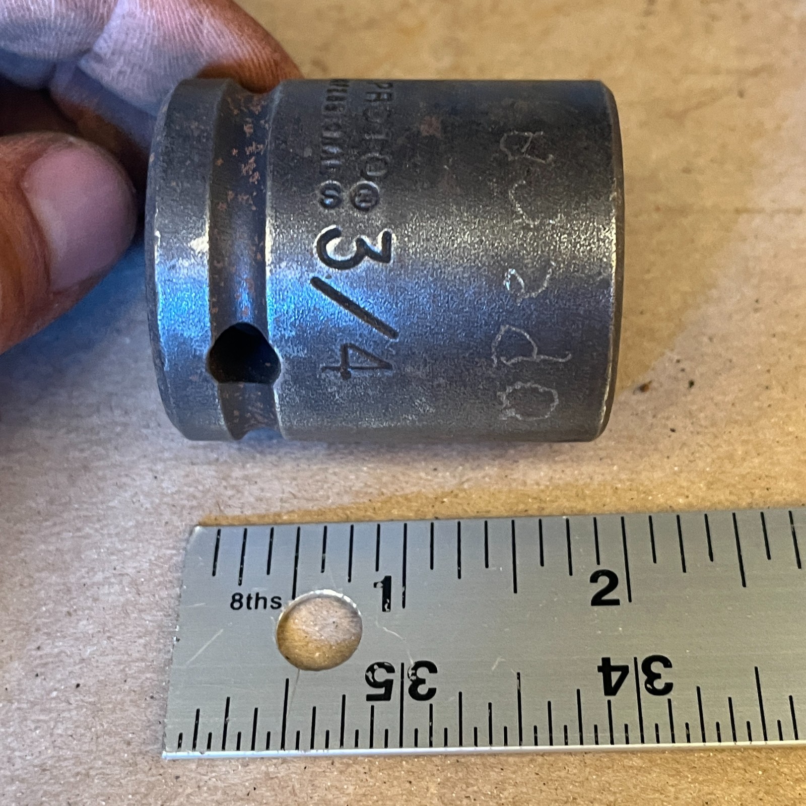 PROTO 75128 Professional 3/4″ Shallow IMPACT SOCKET 3/4″ DRIVE 8 pt
