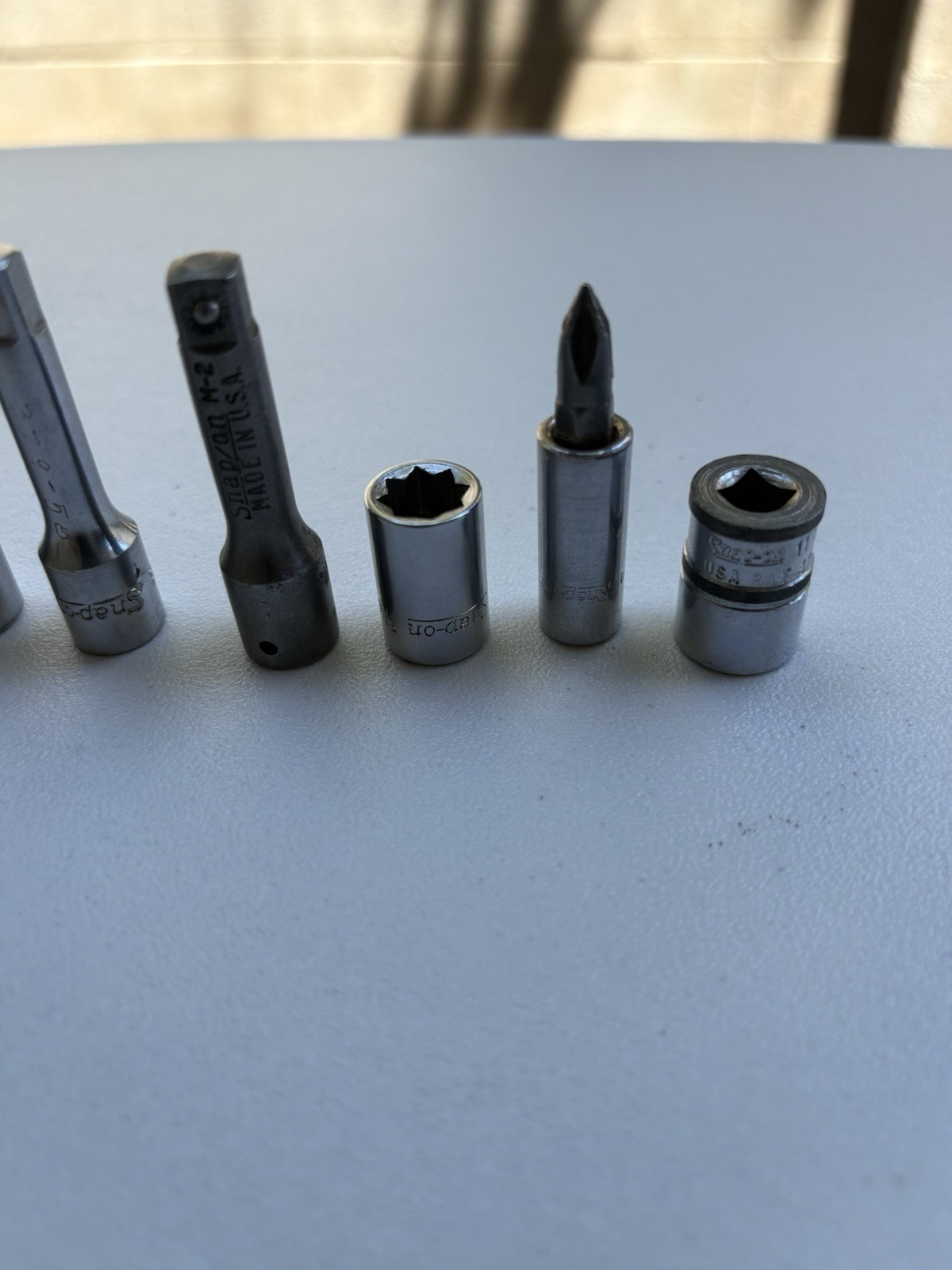 Snap-on 8 Piece 1/4” & 3/8” Drive -Sockets, Extensions & Adapters- USA Made