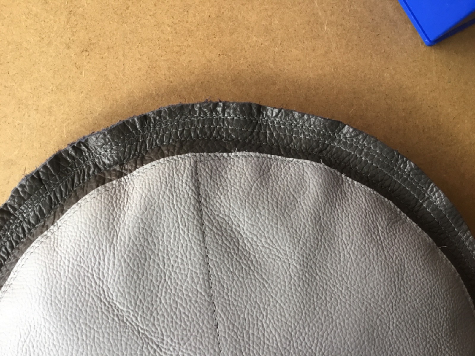 12.5 inches LEATHER SAND PAD 32 cm panel beaters metal work FILLED