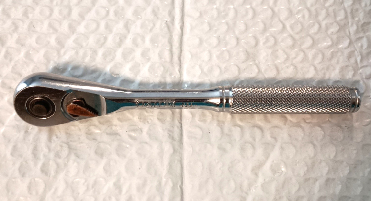 ALLEN TOOLS CO USA 11900X, 3/8″ DR. RATCHET, 7.75″ LONG *QUICK RELEASE**KNURLED*