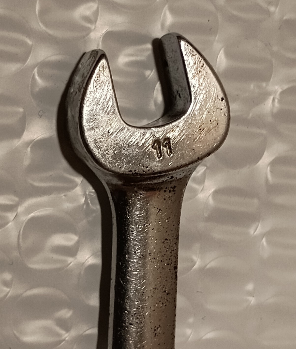 SNAP ON RXSM11, 11MM WRENCH, COMBO FLARE-NUT/LINE/OPEN-END, 6.25″ LONG.