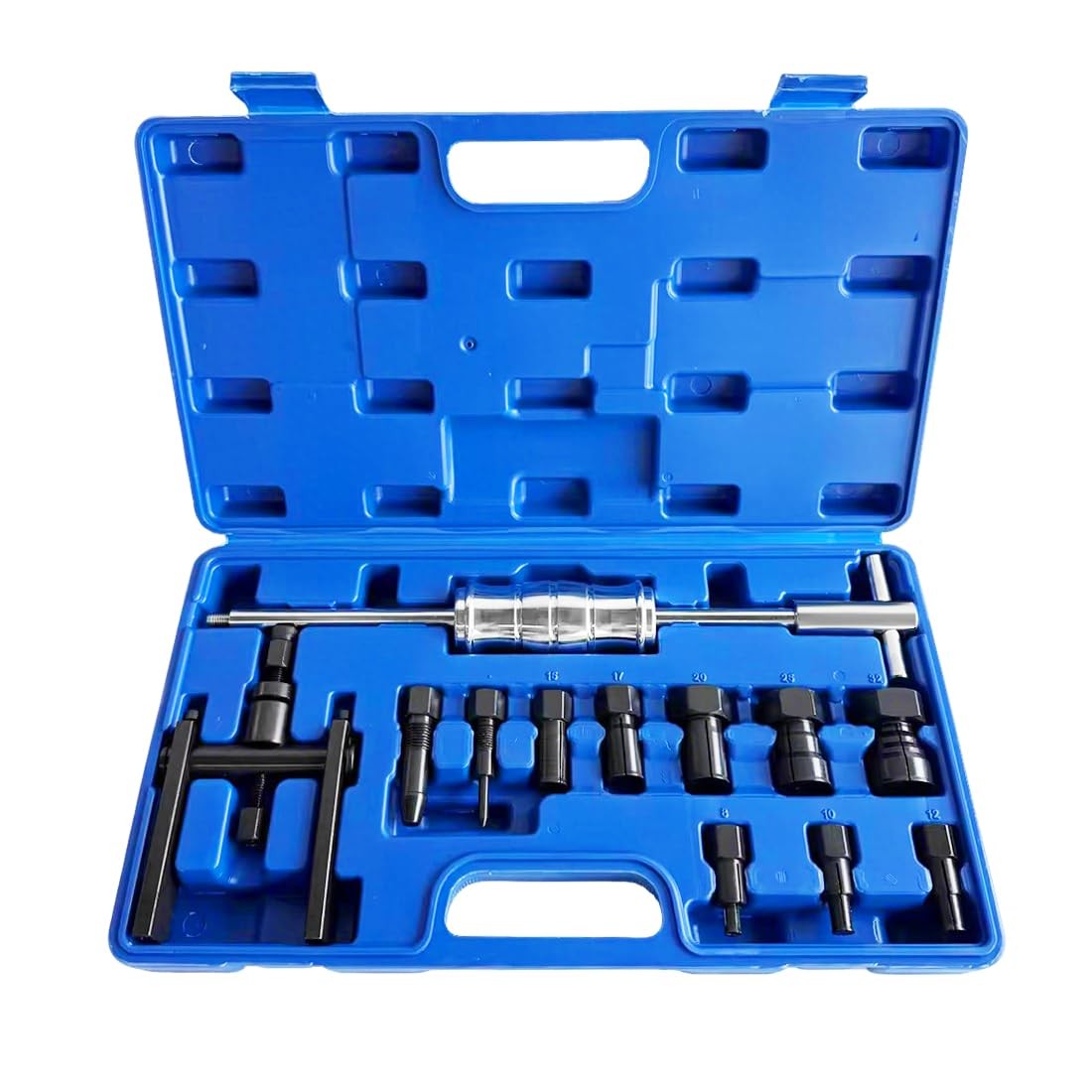 12pcs Motorcycle Blind Hole Collet Bearing Puller Set Internal…