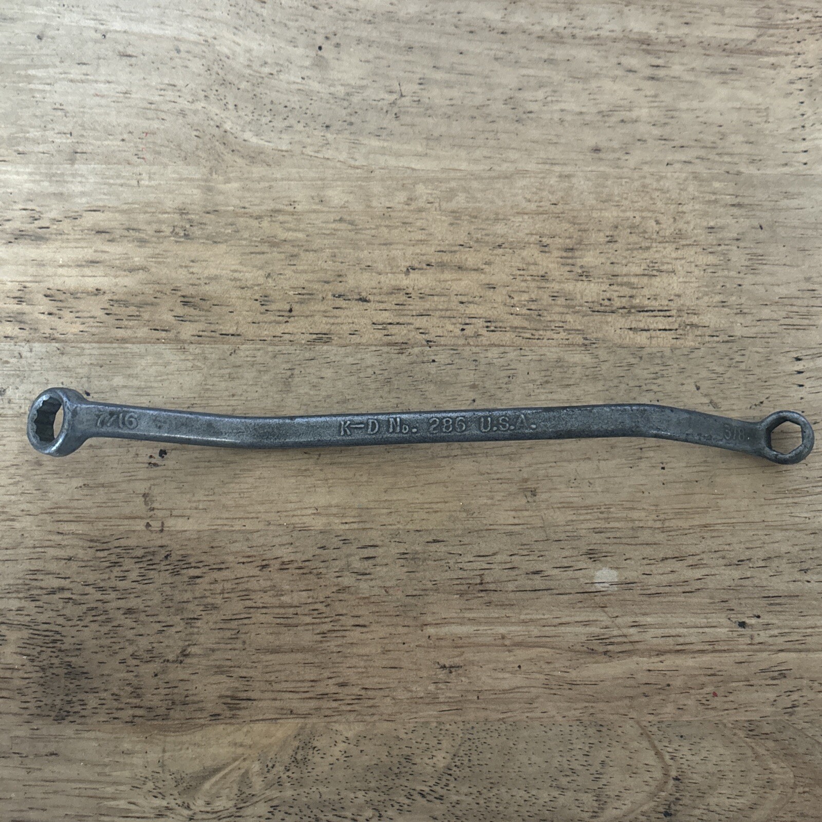 KD Tools Deep Offset Brake Bleeder Box Wrench Tool 3/8” 6pt x 7/16” 12pt 286 USA