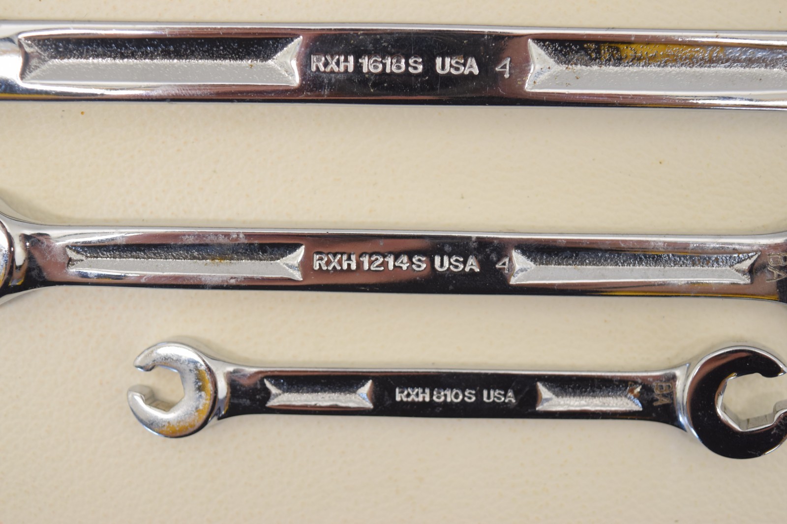 SNAP-ON RXH605 5 PC SAE 6 POINT FLARE NUT LINE WRENCH 1/4″ – 13/16″ – USED