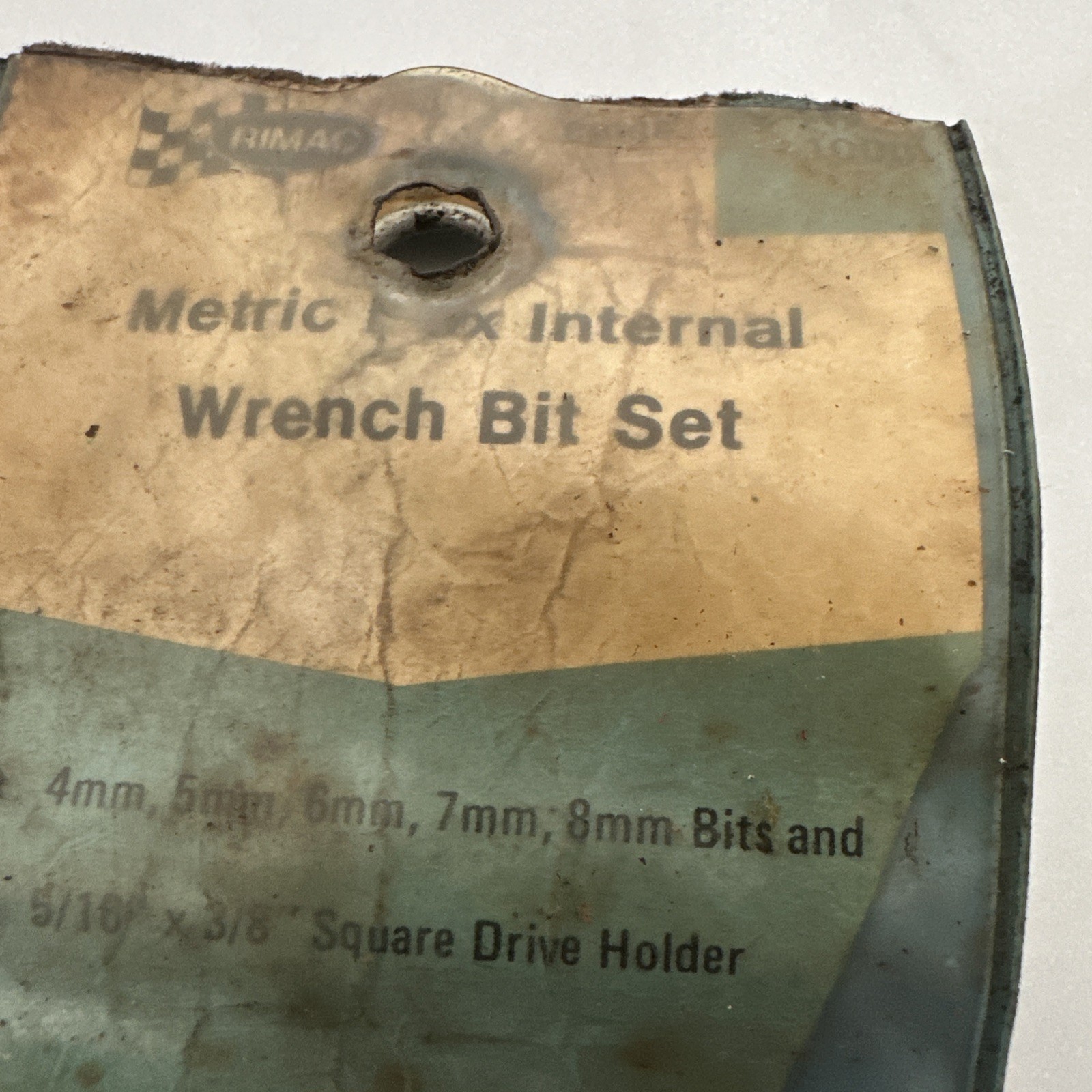 Vintage RIMAC Metric Hex Internal But Set No. 1000 4-8mm 3/8” Drive 7pc. Set USA