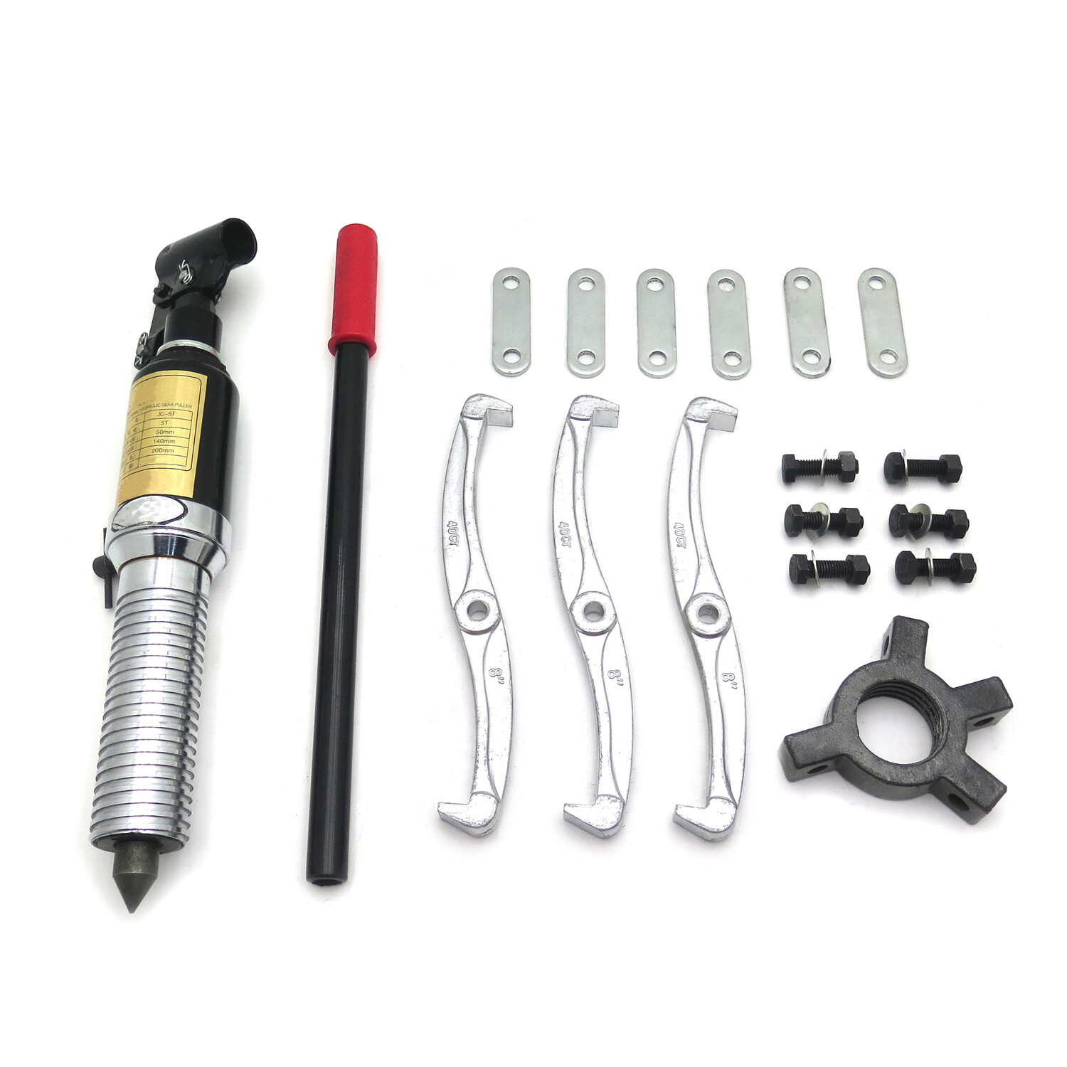 10 Ton Hydraulic Gear Puller Pulling 3in1 Pumps Oil Tube Drawing Machine w/ Case