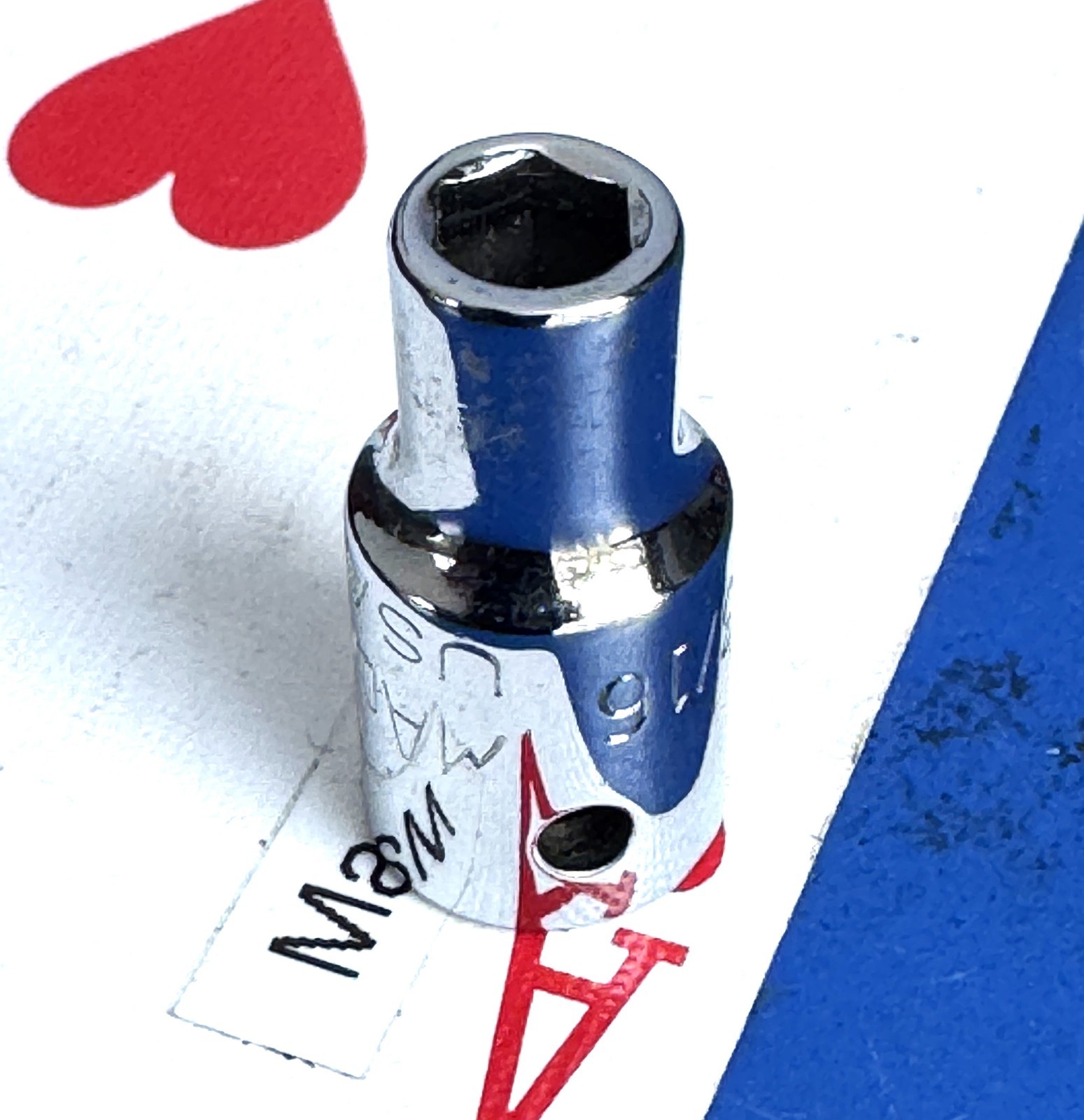 MAC Tools USA 1/4″ drive Fractional 3/16″ Shallow Chrome 6-point Socket M66 NEW
