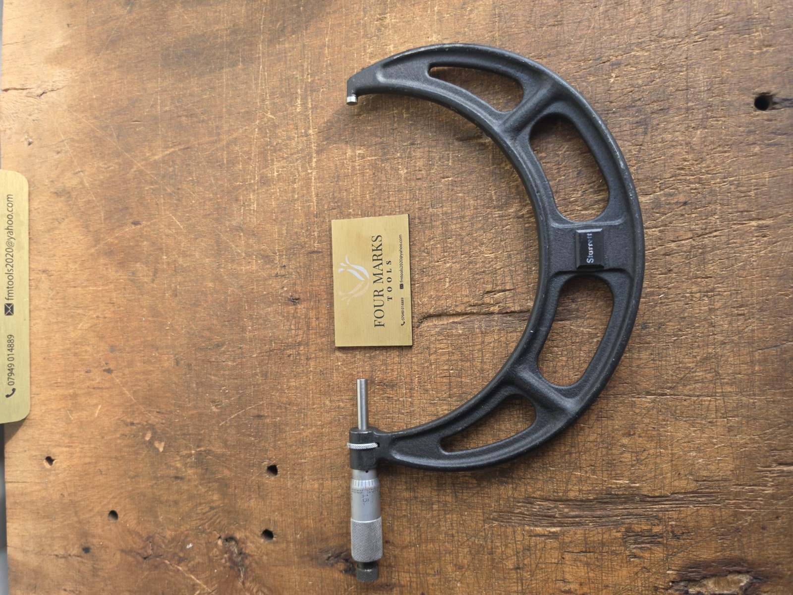 Starrett No. 436 Micrometer 7 – 8″ Imperial Micrometer Engineering Tools