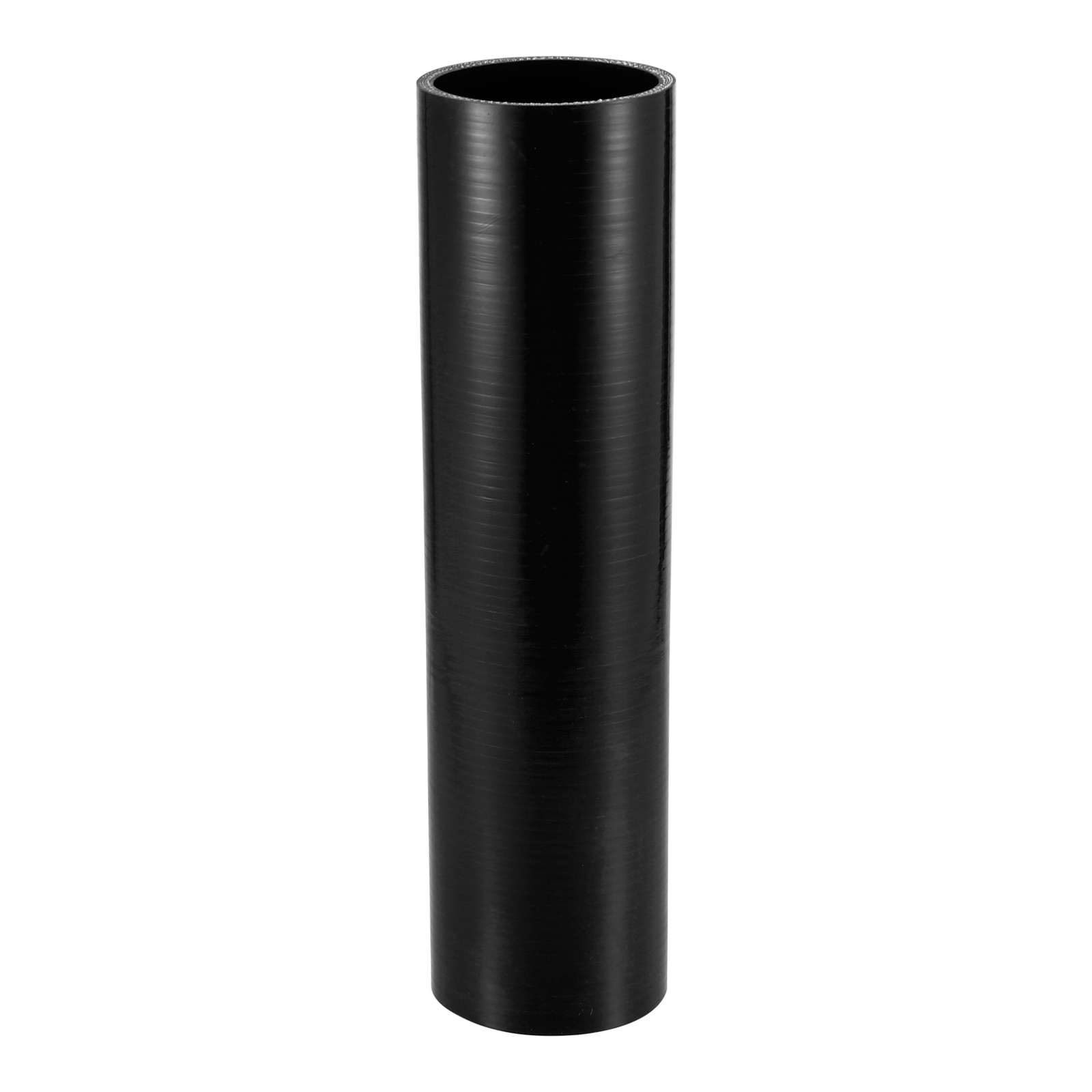 68mm 2.68″ ID 300mm / 11.81″ Length 0 Degree Black Silicone Car Tube