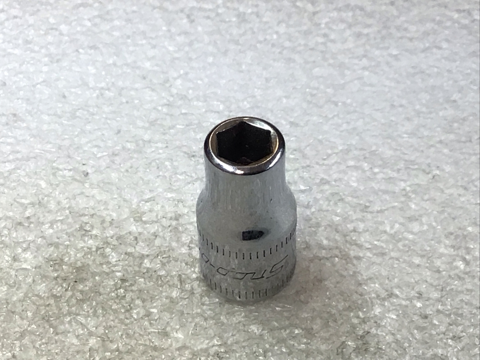 Snap On-#TMM6 – 6mm, Metric, Chrome, 1/4” Dr., 6 Pt., Shallow Socket-USA-NICE-