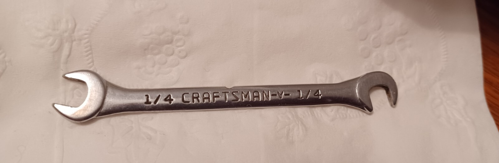 Vintage Craftsman -V- Open End Ignition Wrench Set 8 pieces Made USA SAE