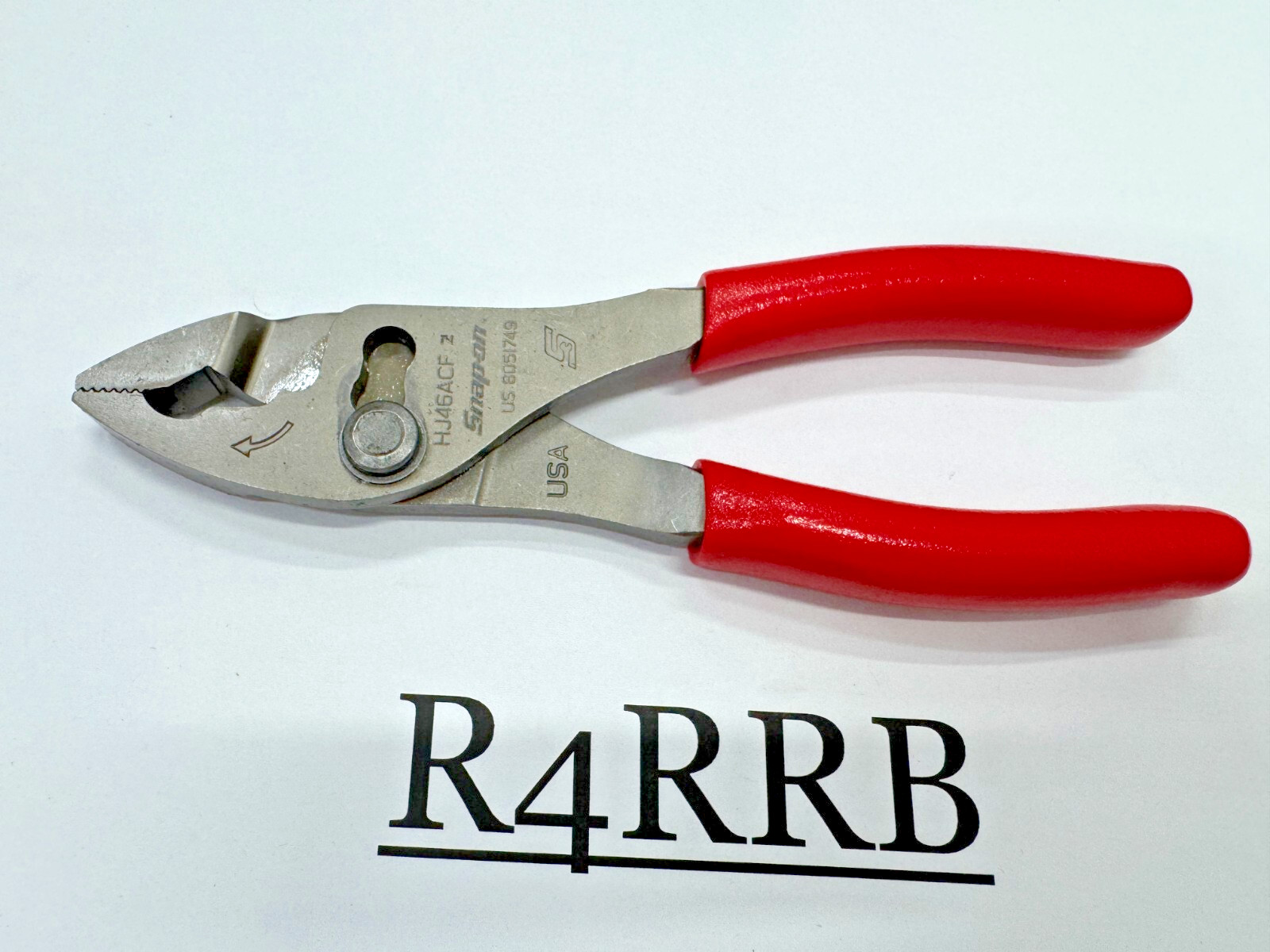 Snap-on Tools USA NEW STYLE RED Soft Grip 6″ Flank Jaw Slip Joint Pliers HJ46ACF