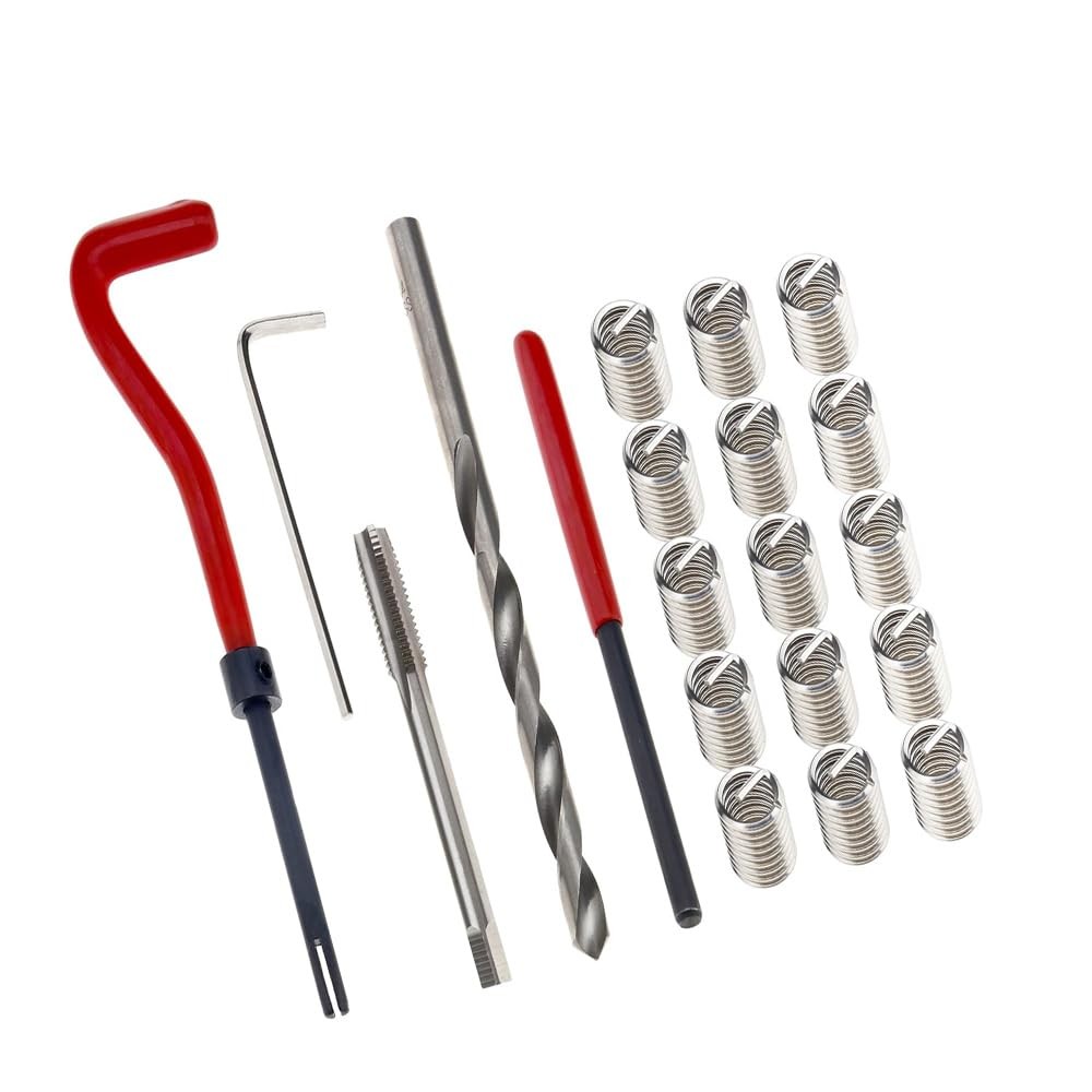 Zohino 20Pcs Thread Repair Kit M10X1.5mm Insert Metric Stripped…