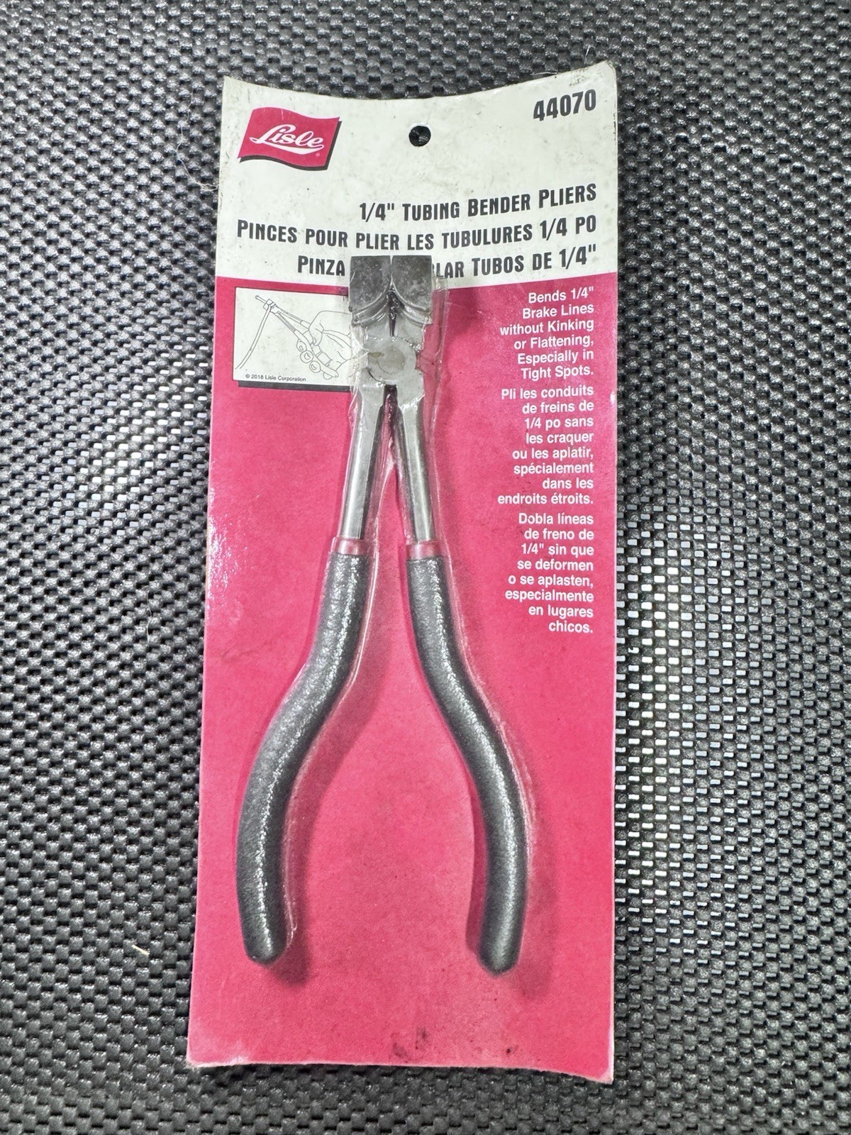 TUBING BENDING PLIERS, 1/4” – automotive steel line bender – tool – hand tools