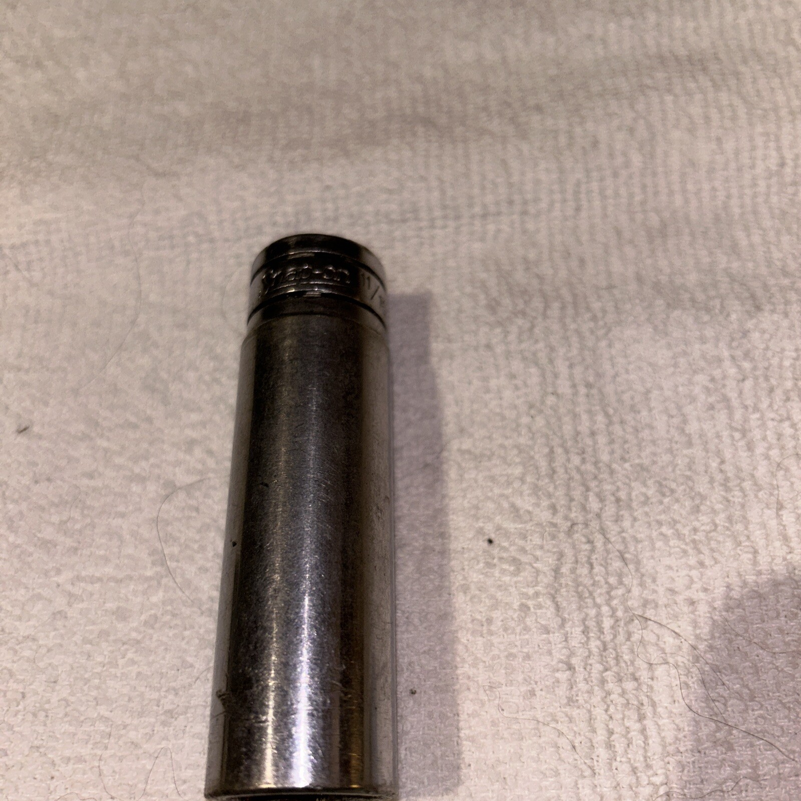 VINTAGE Snap-on Tools USA 1/2″ Drive 11/16″ SAE Deep 6 Point Chrome Socket TS221