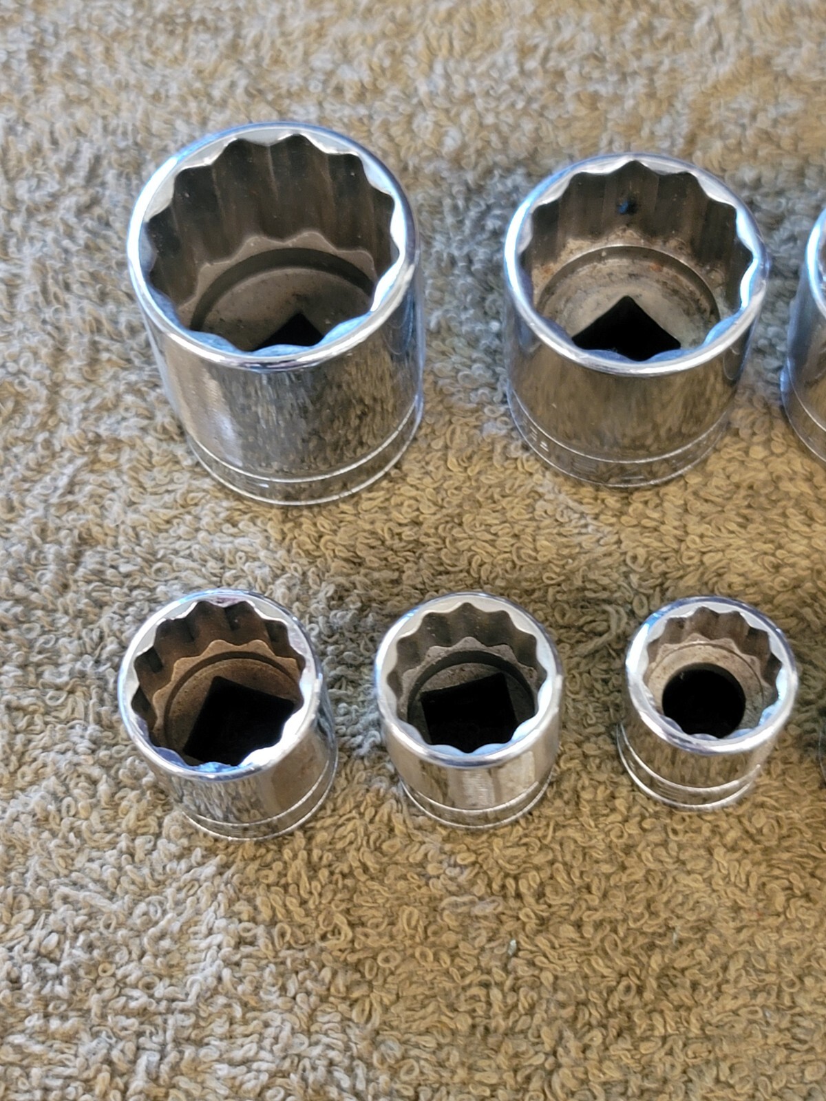 12 Snap-on F301 281 Socket Set 3/8″ Drive Sae 15/16 7/8 13/16 3/4 5/8 1/2 1/4″