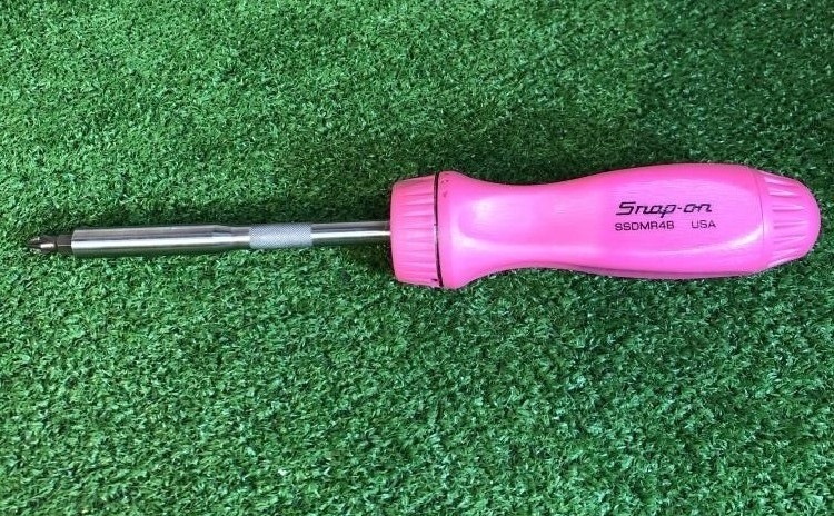 Snap-on Ratchet Screwdriver SSDMR4BPB Screwdriver PINK NOS