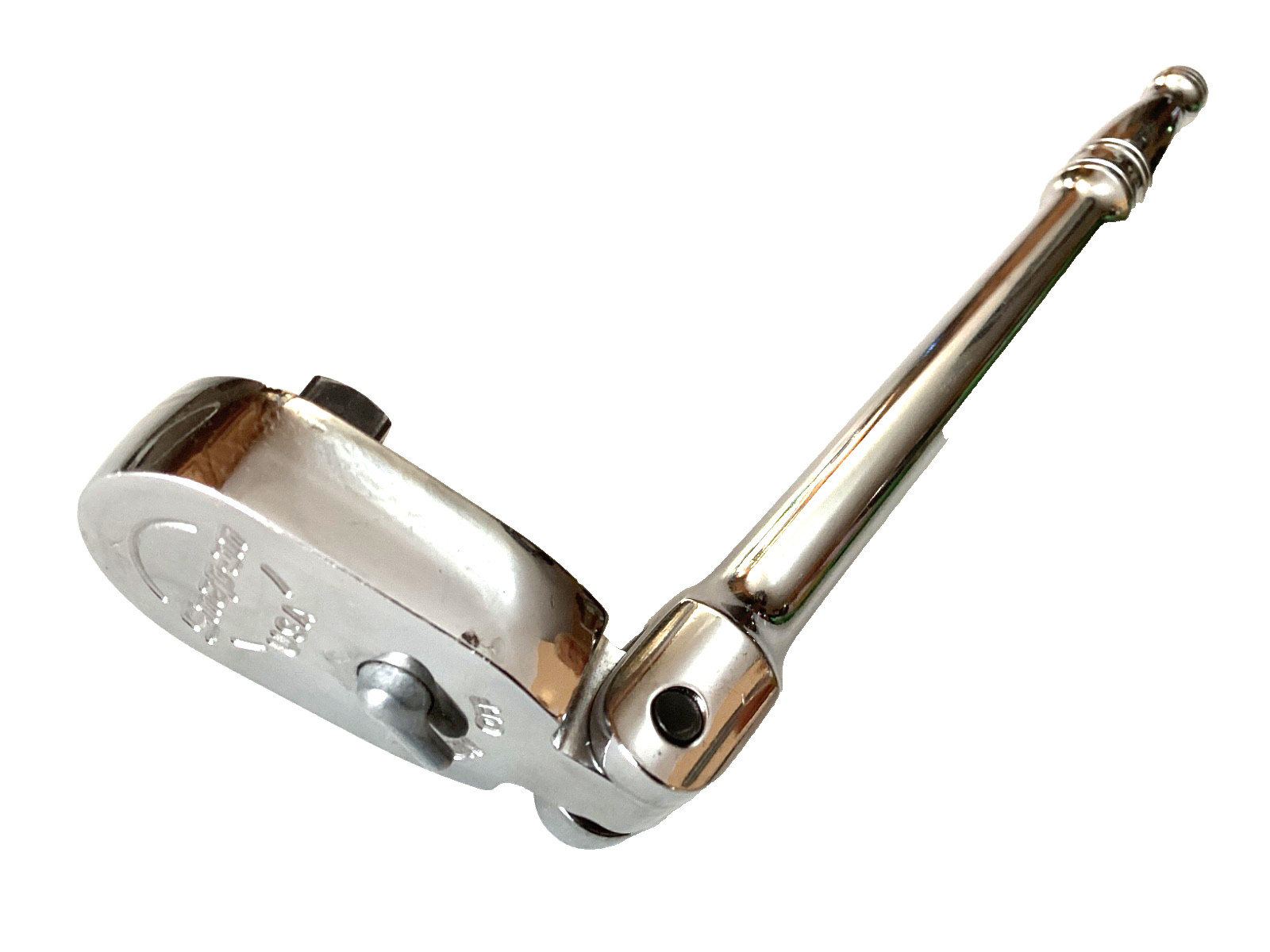 Snap On Tools FLF80A 3/8″ Drive 11.5” Long Handle Flex Head Chrome Ratchet NICE