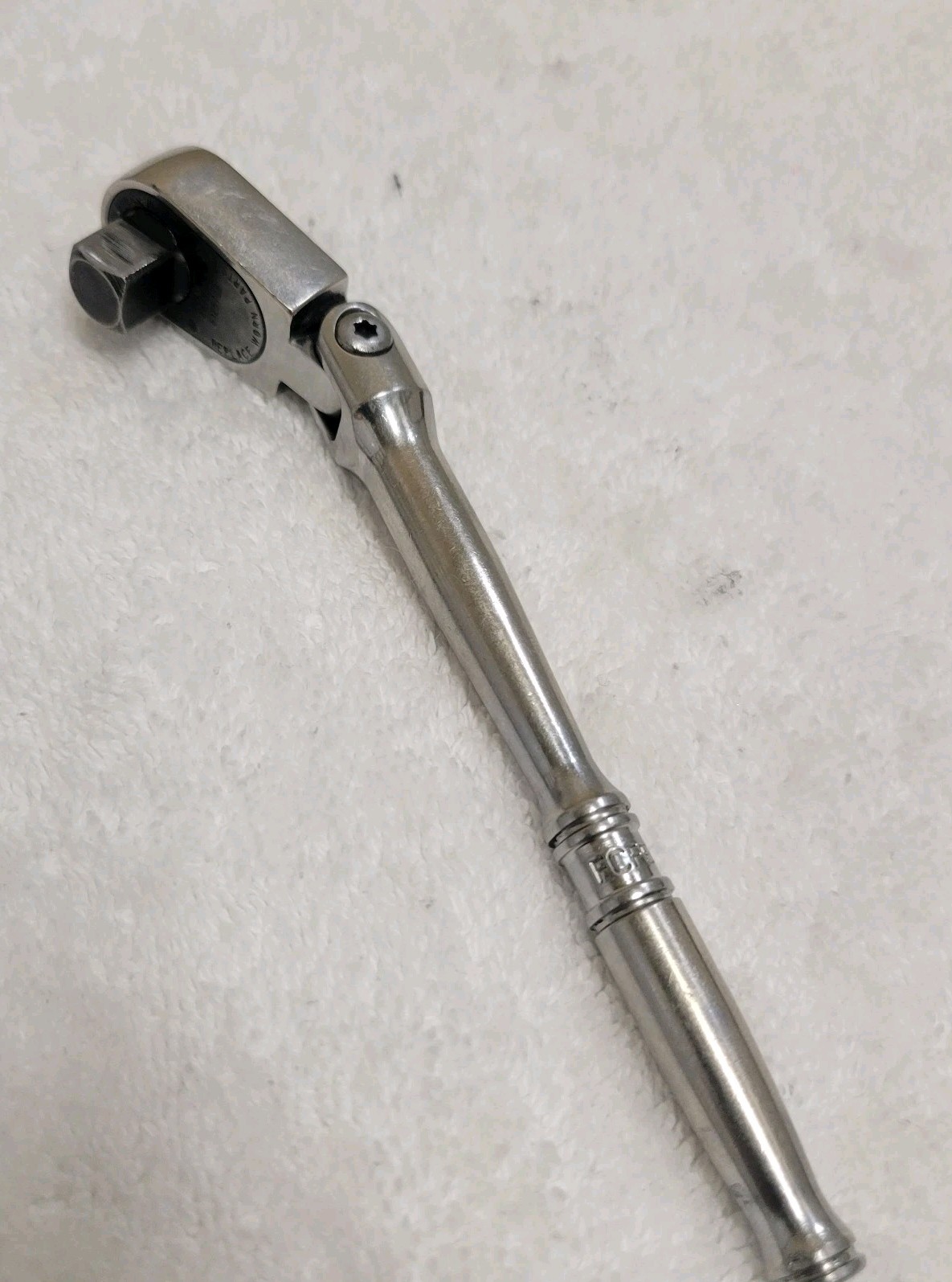 Snap-on Tools FCF936 3/8″ Dr. COMPACT BODY Flex Head Chrome Ratchet Made In 🇺🇸