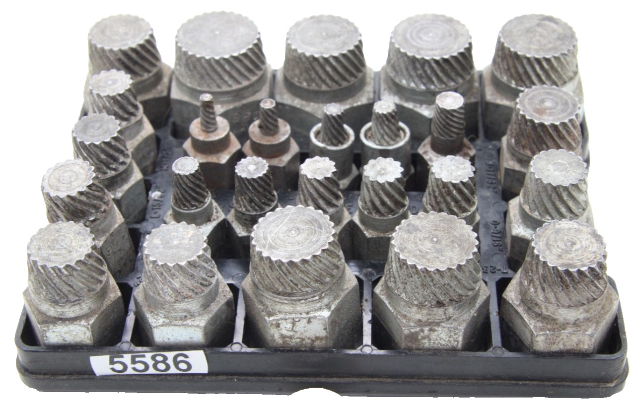Blue Point REX-25 25 Piece Multi-Spline Bolt Extractor Set USA