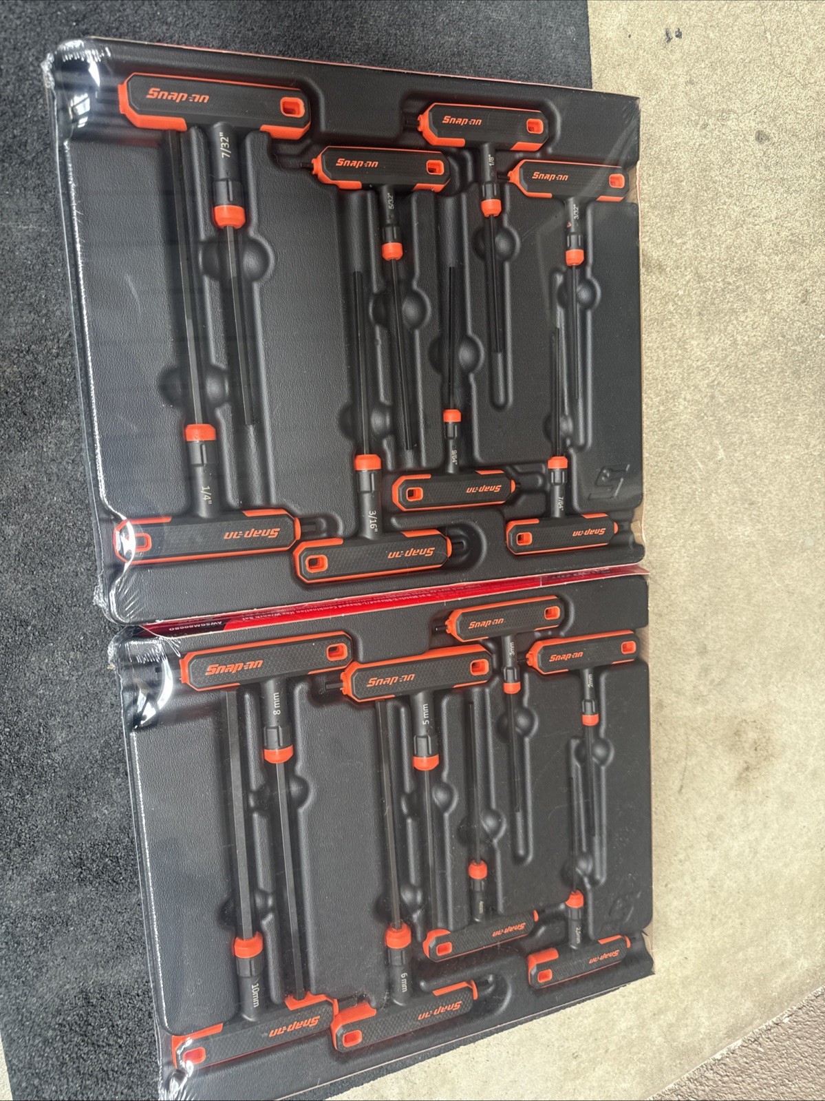 Snap On Awsg800bo/awsgm800bo Sae/metric Set 2 Sets 16pc Orange