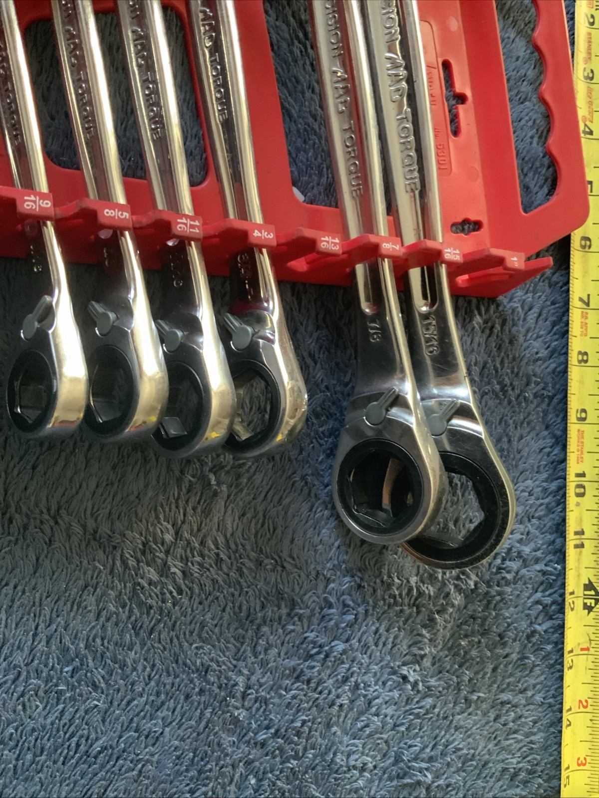 Mac Tools Ratcheting Precision Torque Wrench Set…sae….missing1..….12pc Set