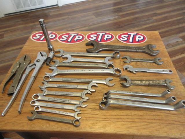 22 Pc Wrenches Netsuren Proto Craftsman S-K Rahsol Stanley Allen Bridgeport STP