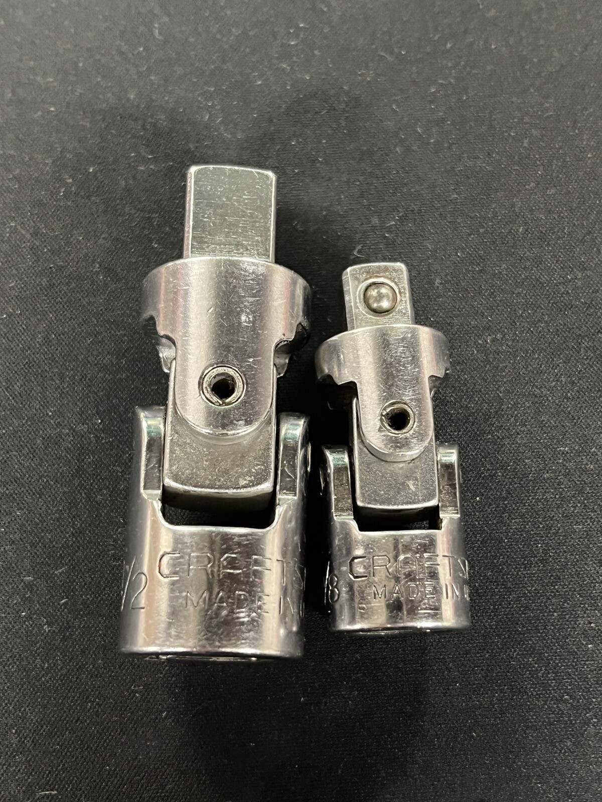 2 Craftsman Universal Joints V 1/2″ & 3/8″, 4435 & 4425