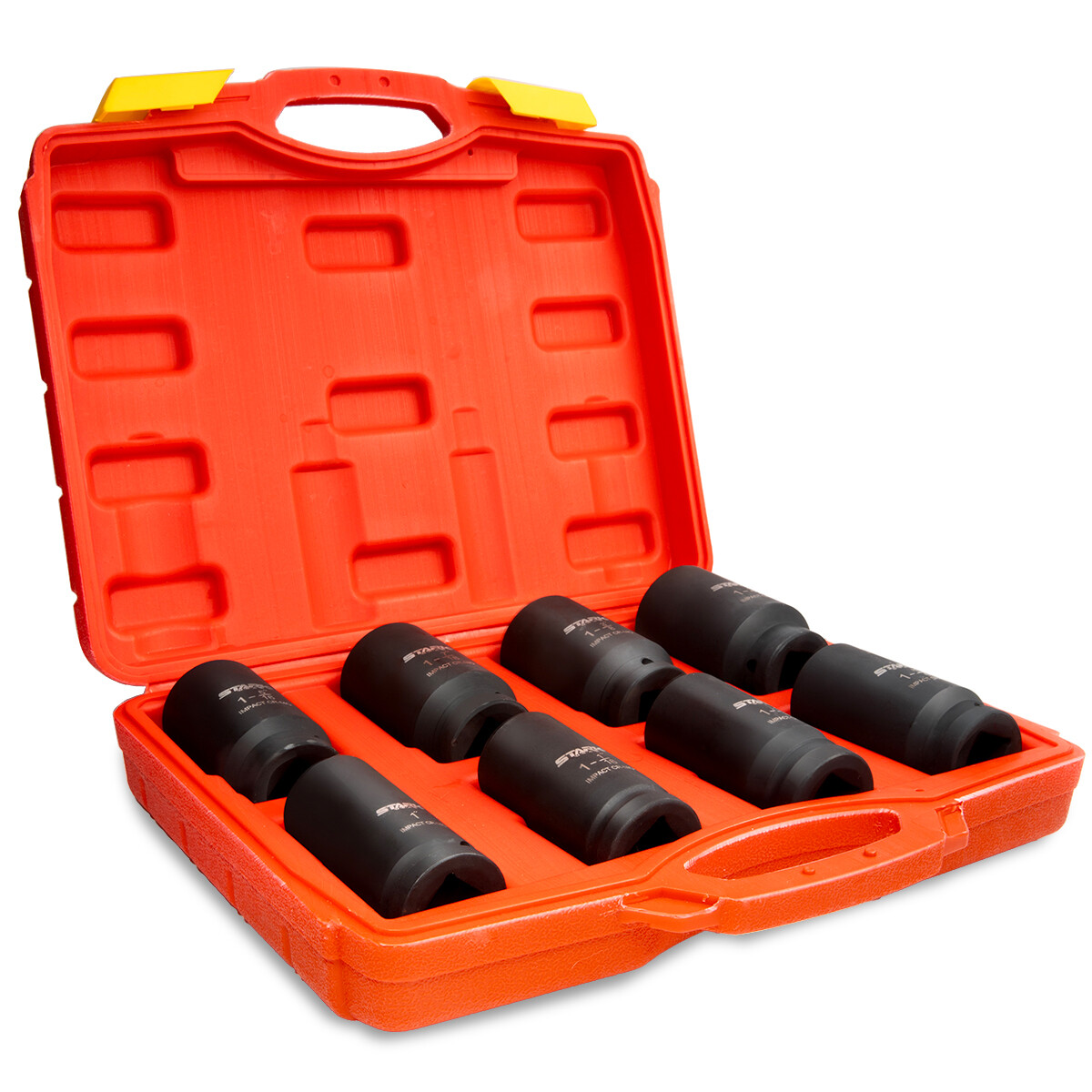 New 9pc 3/4″ SAE Deep Impact Sockets Set HD Size 1″to1-1/2 Mechanic Wrench Tools
