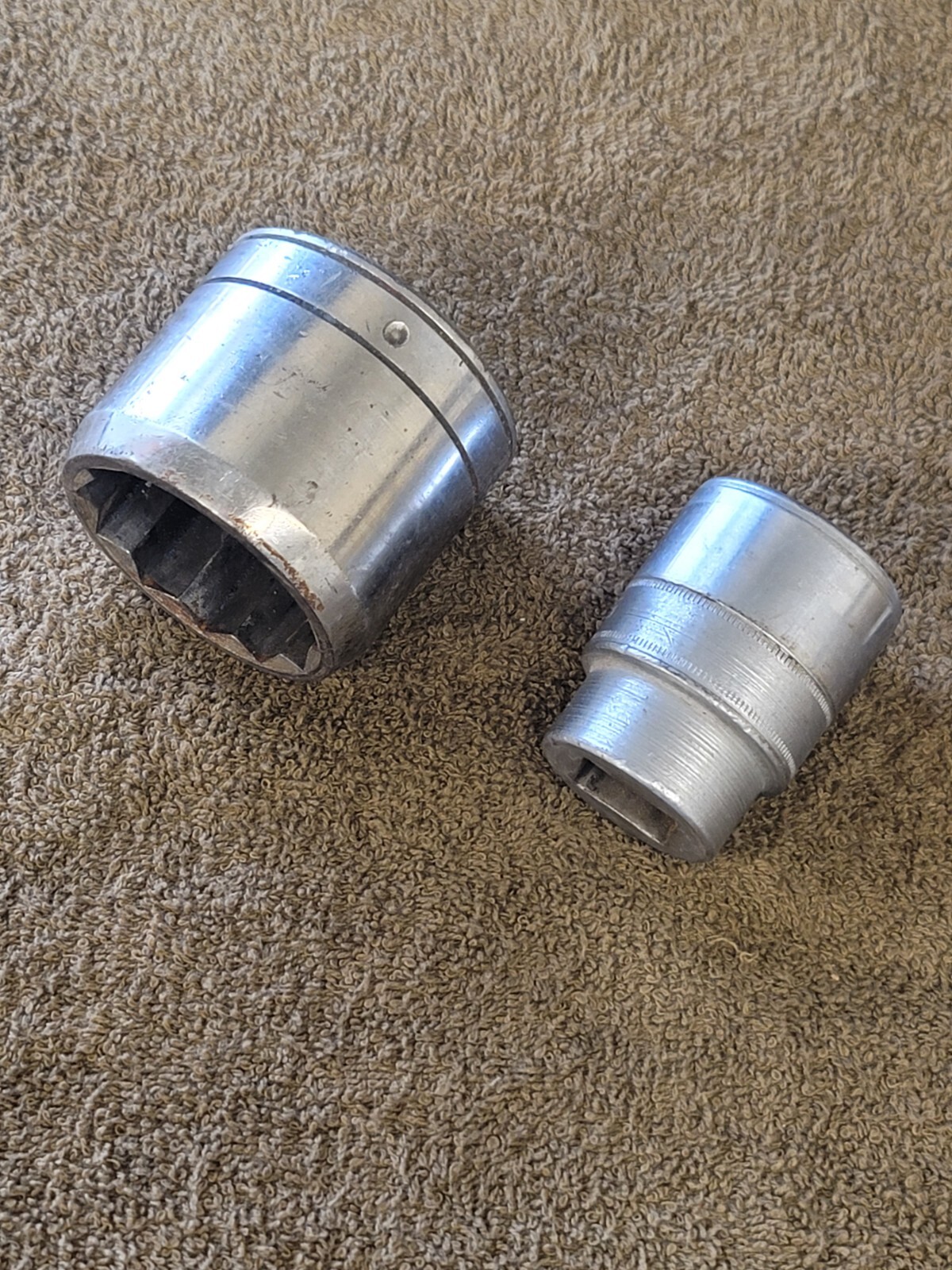 3 Walden sockets Sae 1/4″ 3/4″ Drive 1-13/16 1-3/16 7/32 12 Point 5158 5138 USA