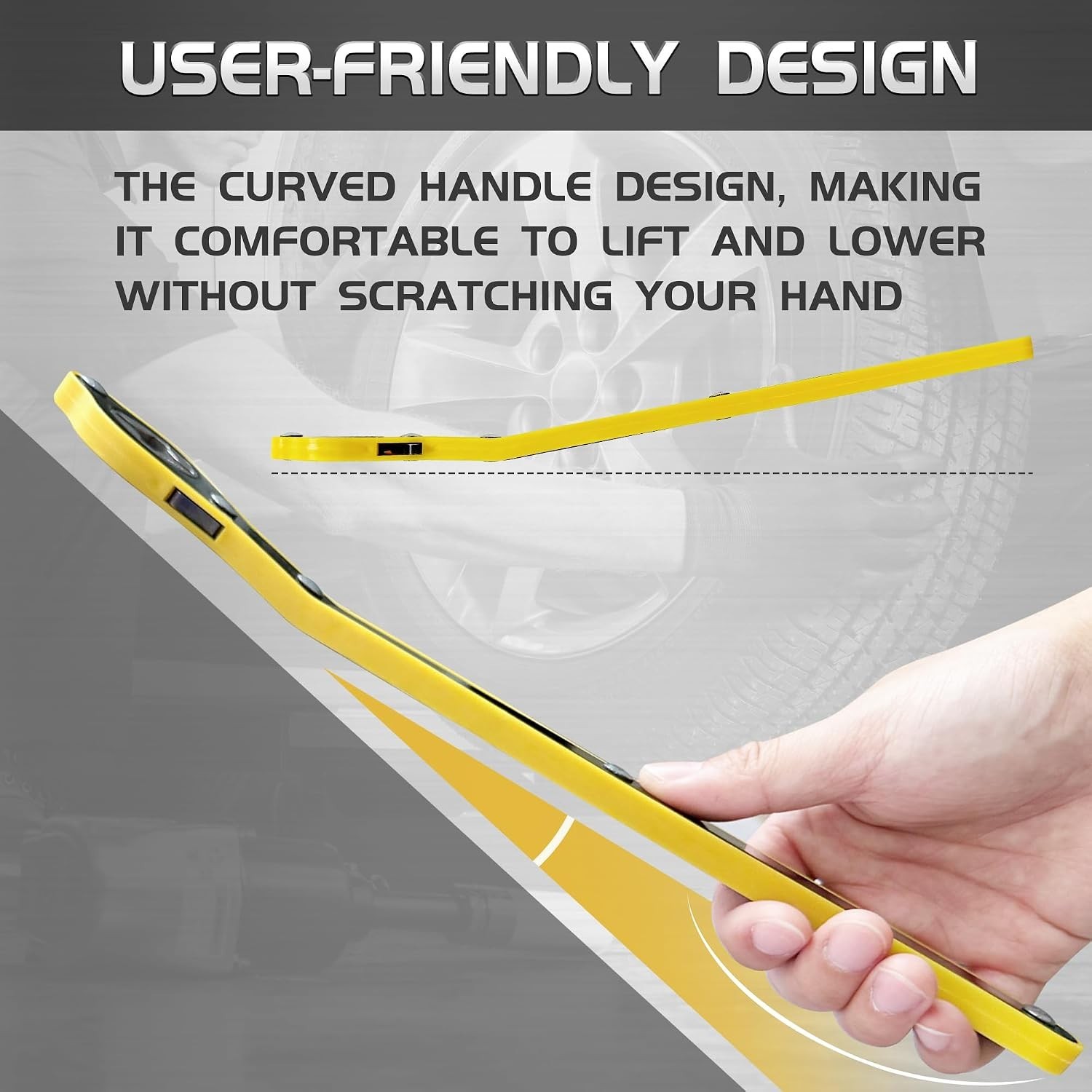 User-Friendly Scissor Jack Ratchet Wrench – Forward-Reversal for Versatile Usage