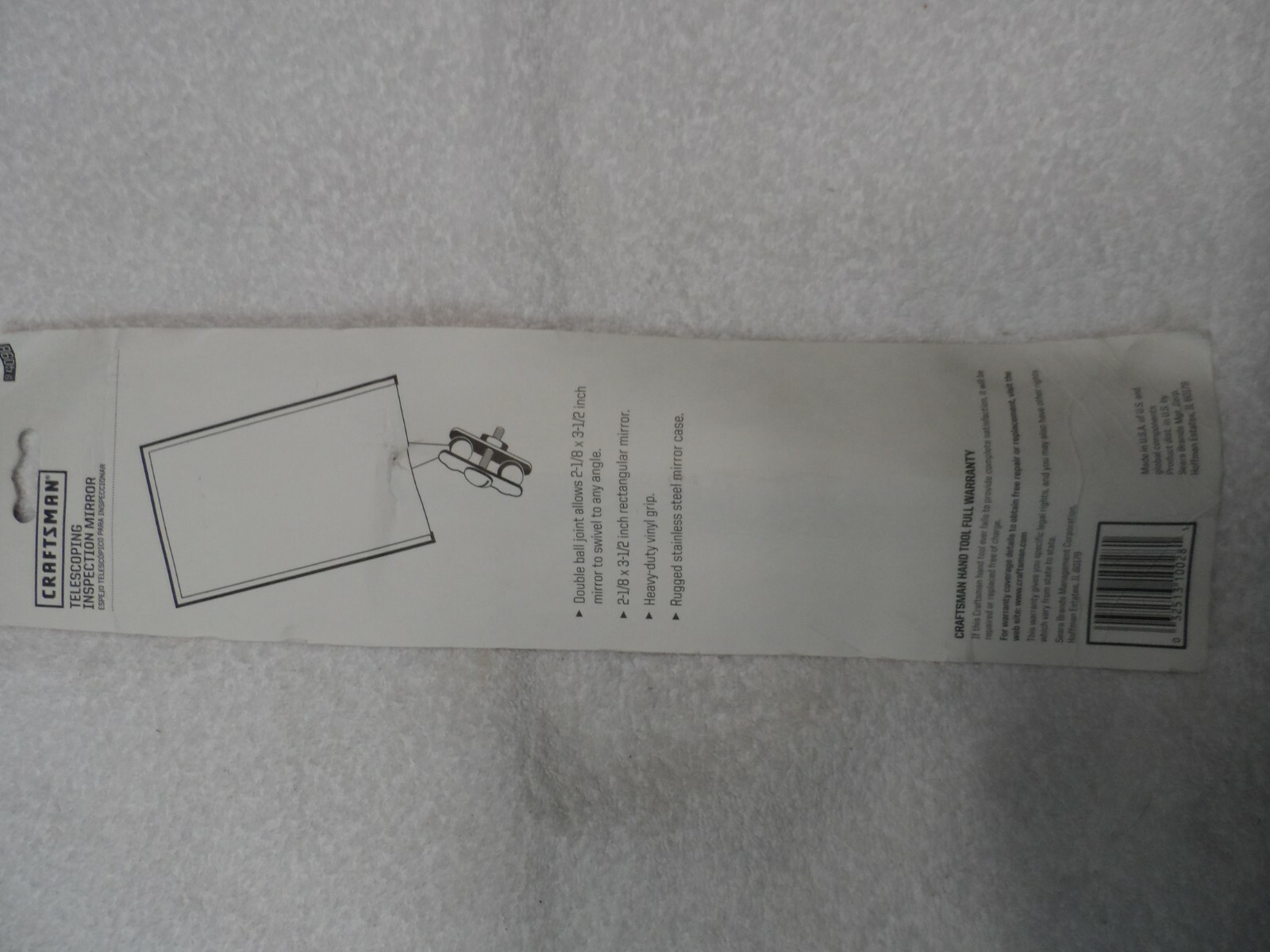 Craftsman Telescoping Inspection Mirror (11 1/4″ to 15 1/4″), USA – Part # 94098