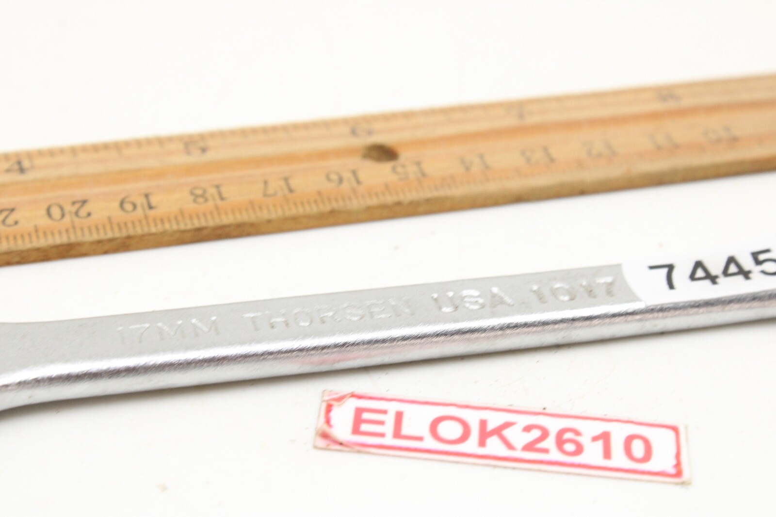 Thorsen 1017 17mm Combination Wrench 12 Point 7″ Long USA