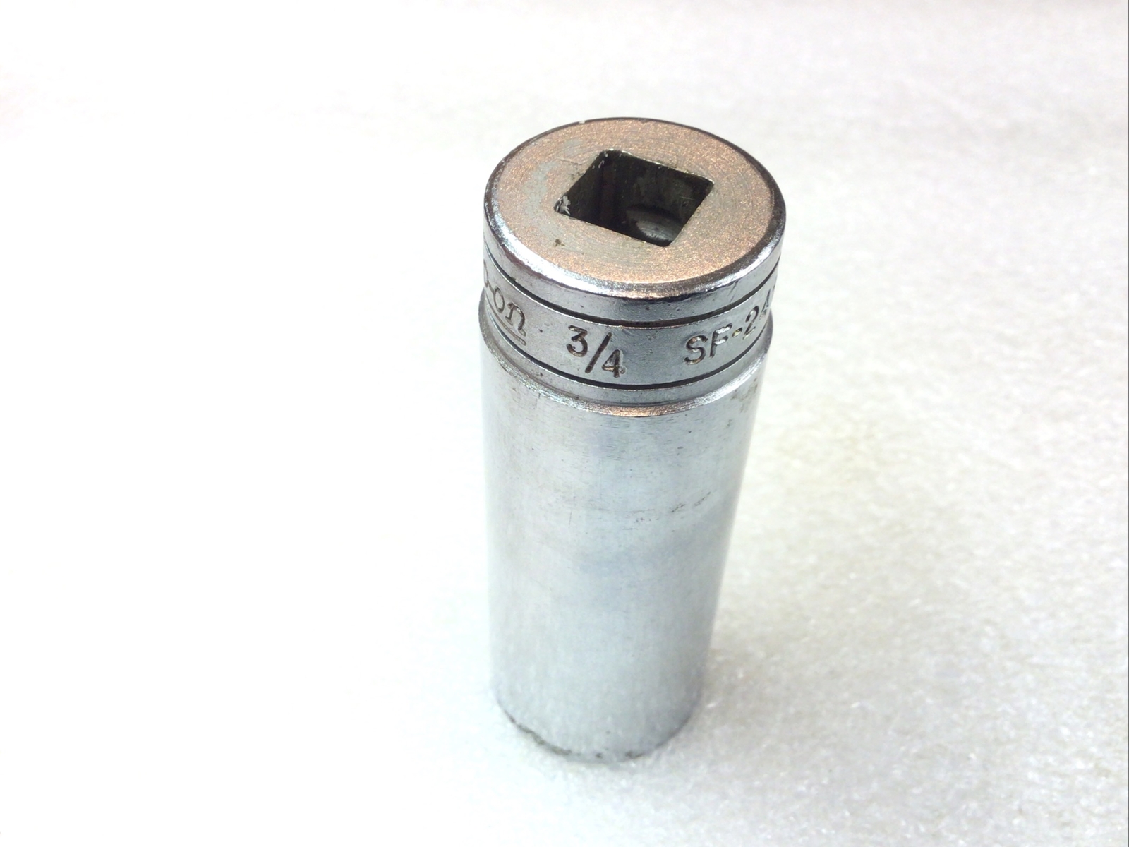 Snap On#SF241 – 3/4”, SAE, 12pt, 3/8″ Dr., Chrome, Deep Socket-USA-Nice-