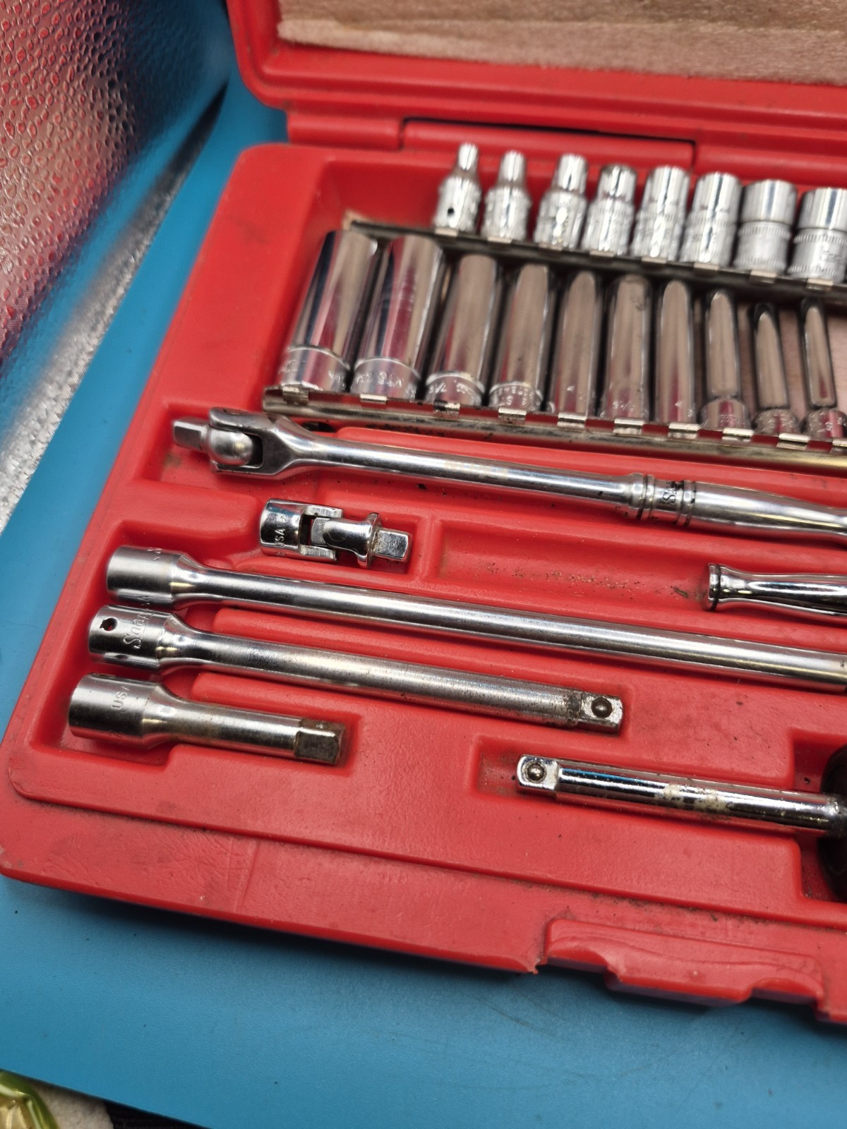 SNAP-ON 28pc 1/4″ socket set SAE Deep sockets Metric Shallow Sockets