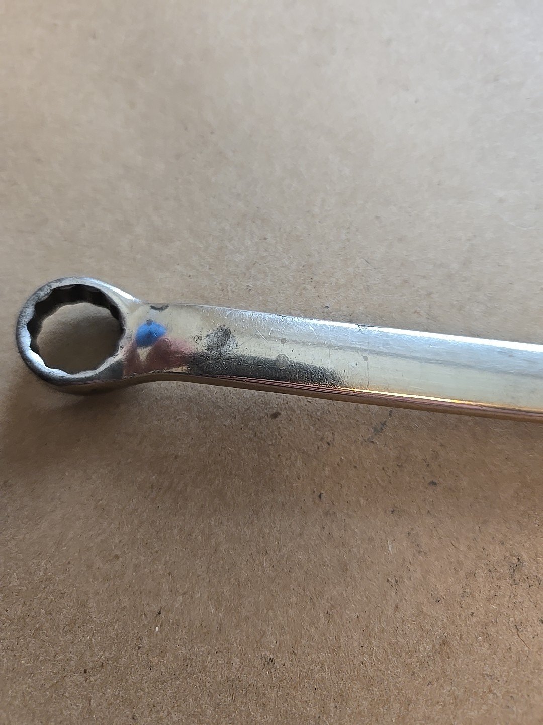 Snap On 12MM-14MM 12PT Metric Chrome Offset Box End Wrench USA XBM1214