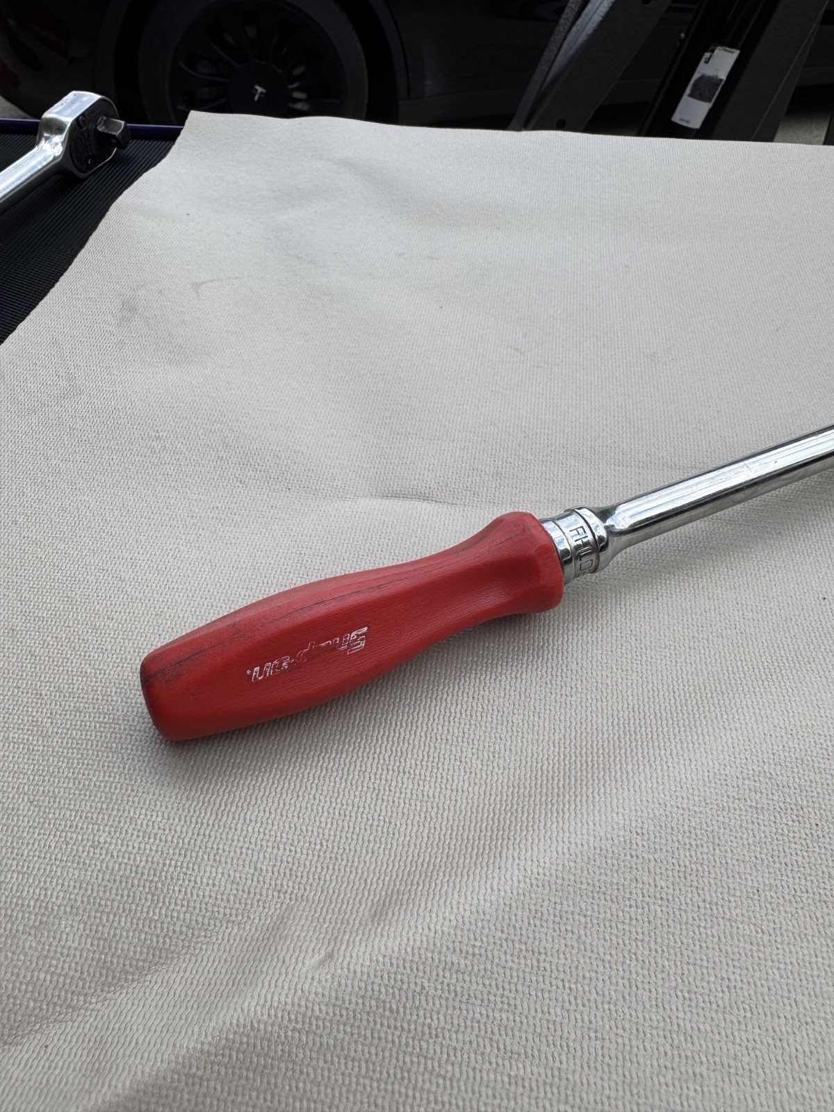 Snap-on Ratchet FHLD80 3/8″ Drive Long Handle Red Hard Handle 80-Tooth
