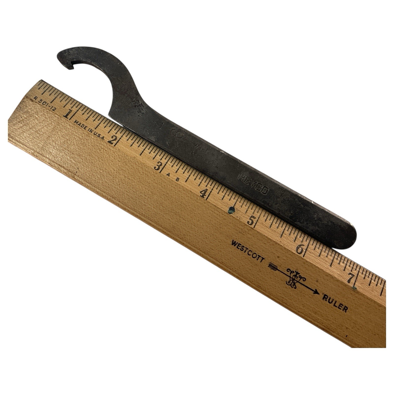 Heyco Hook Spanner Wrench 34-36mm Adjustable Ring Nut Tool West Germany Vintage