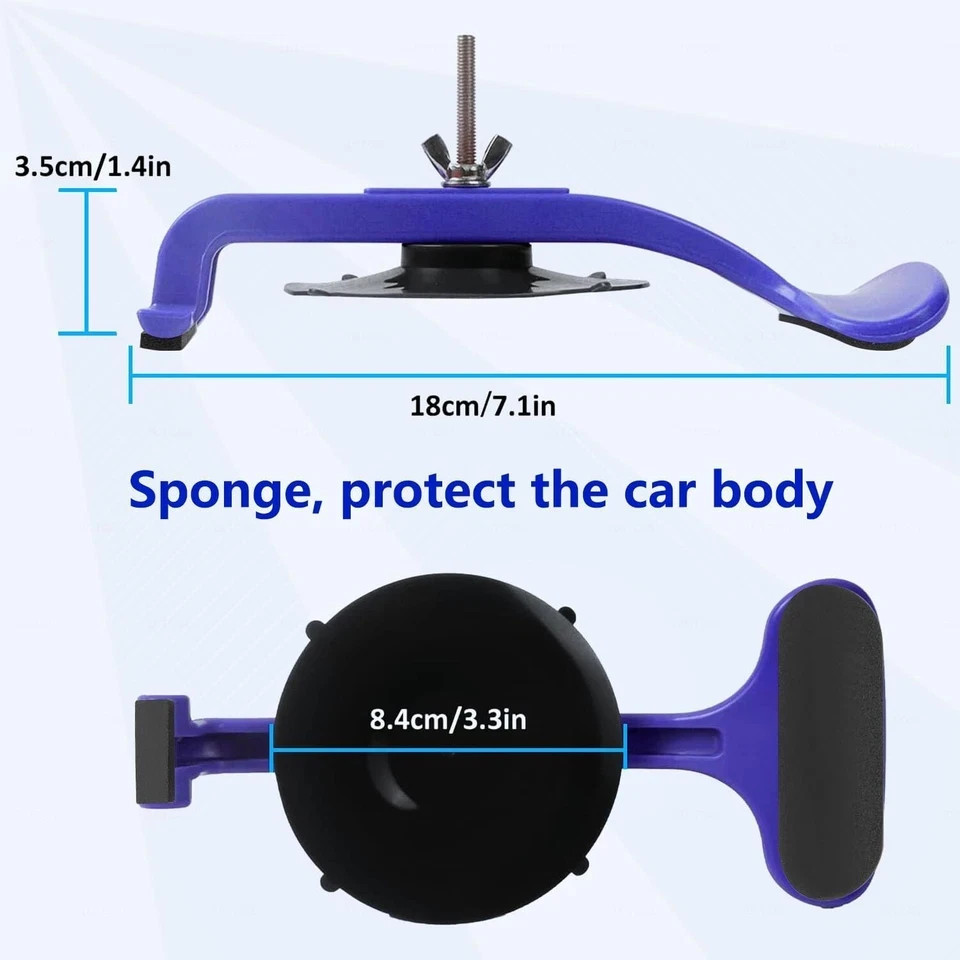 6PCS Suction Cup Clamp Kit Glass Holding Clamps for Convertible Car Windshield